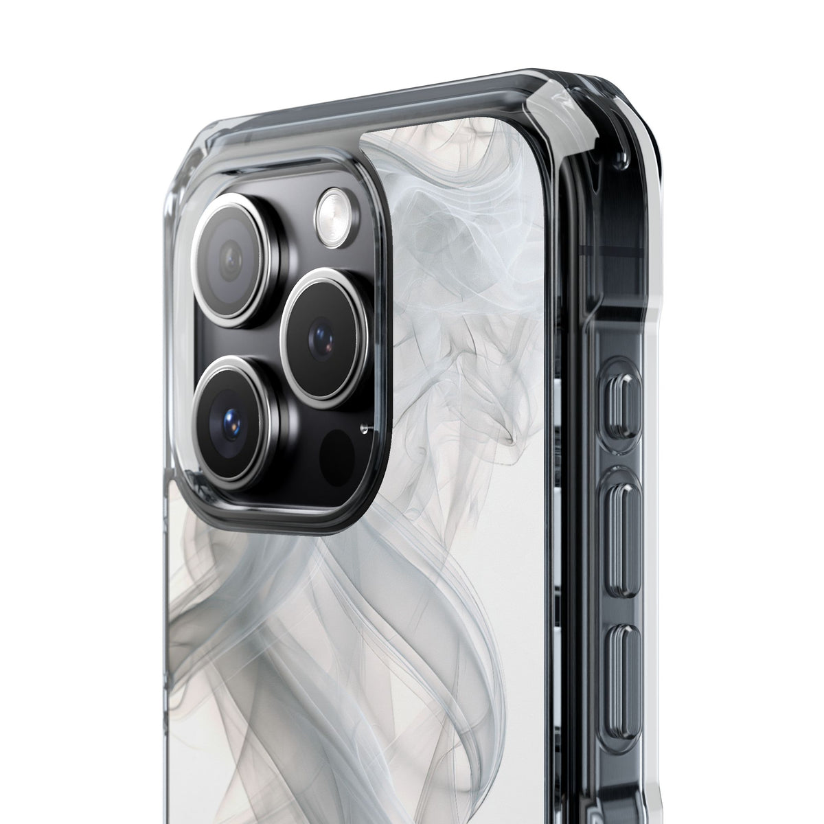 Vapor Noir · Clear Impact Magnetic Phone Case for iPhone · White
