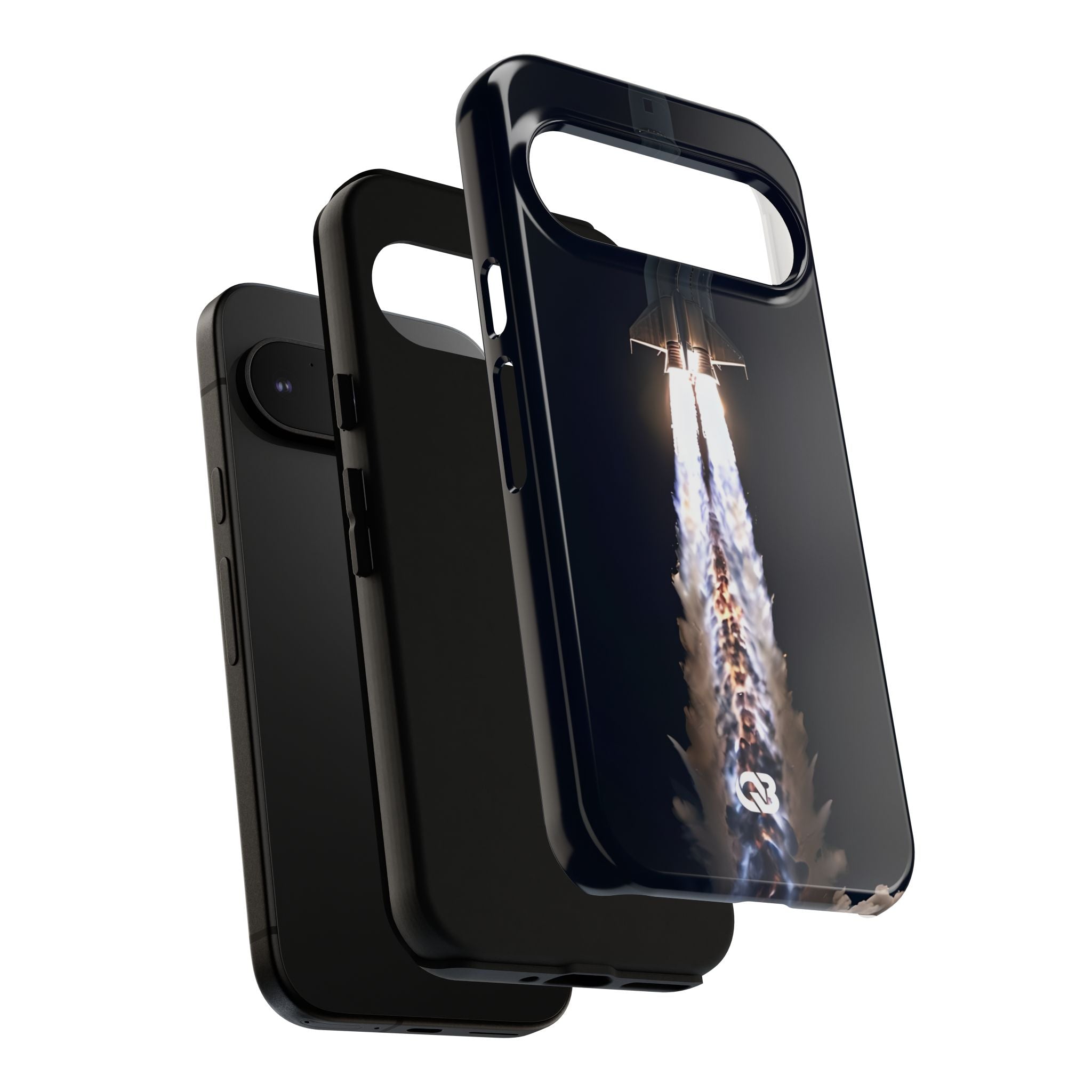 Obsidian Rocket Ascent · Tough Coque de téléphone pour Google Pixel