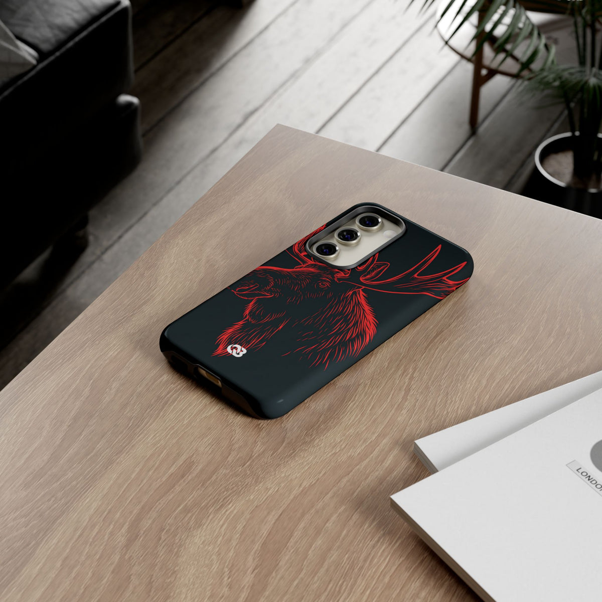 Nordic Elk · Tough Phone Case for Samsung · Black