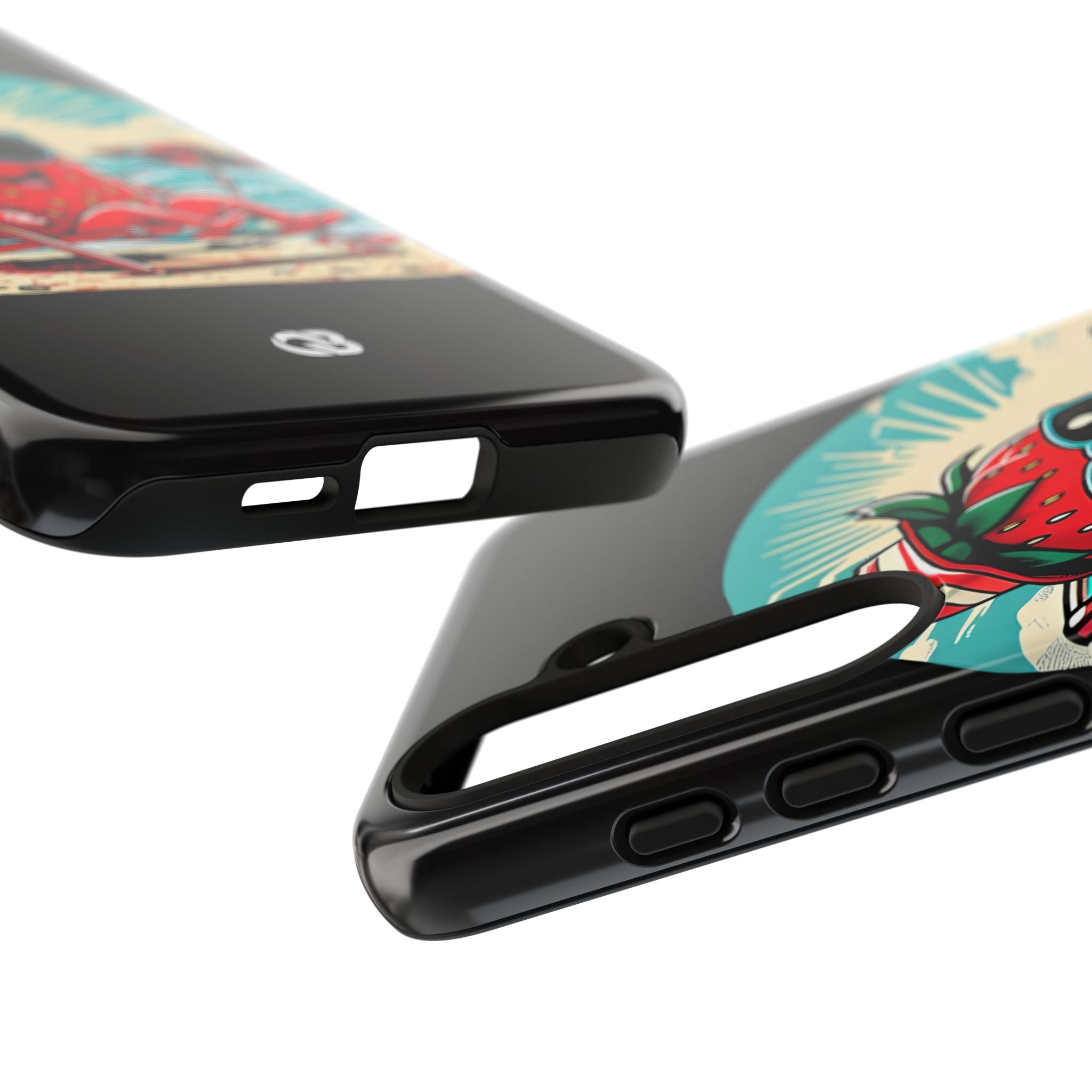 Retro Coastal Berry · Tough Mobilskal för Samsung