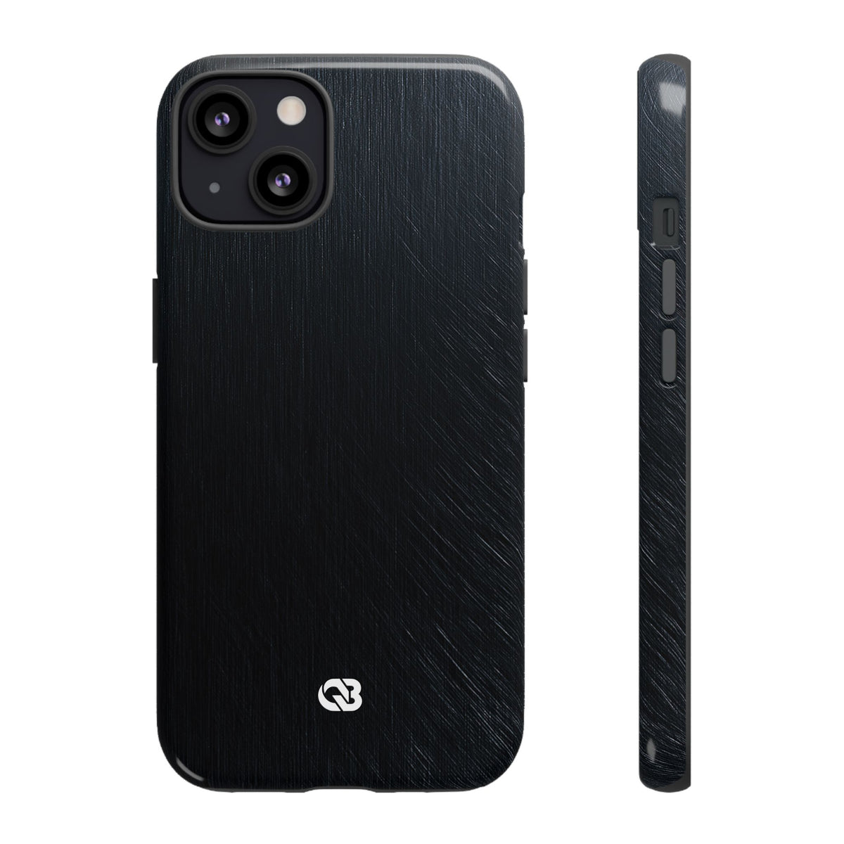 Brushed Obsidian Steel · Tough Phone Case for iPhone · Black