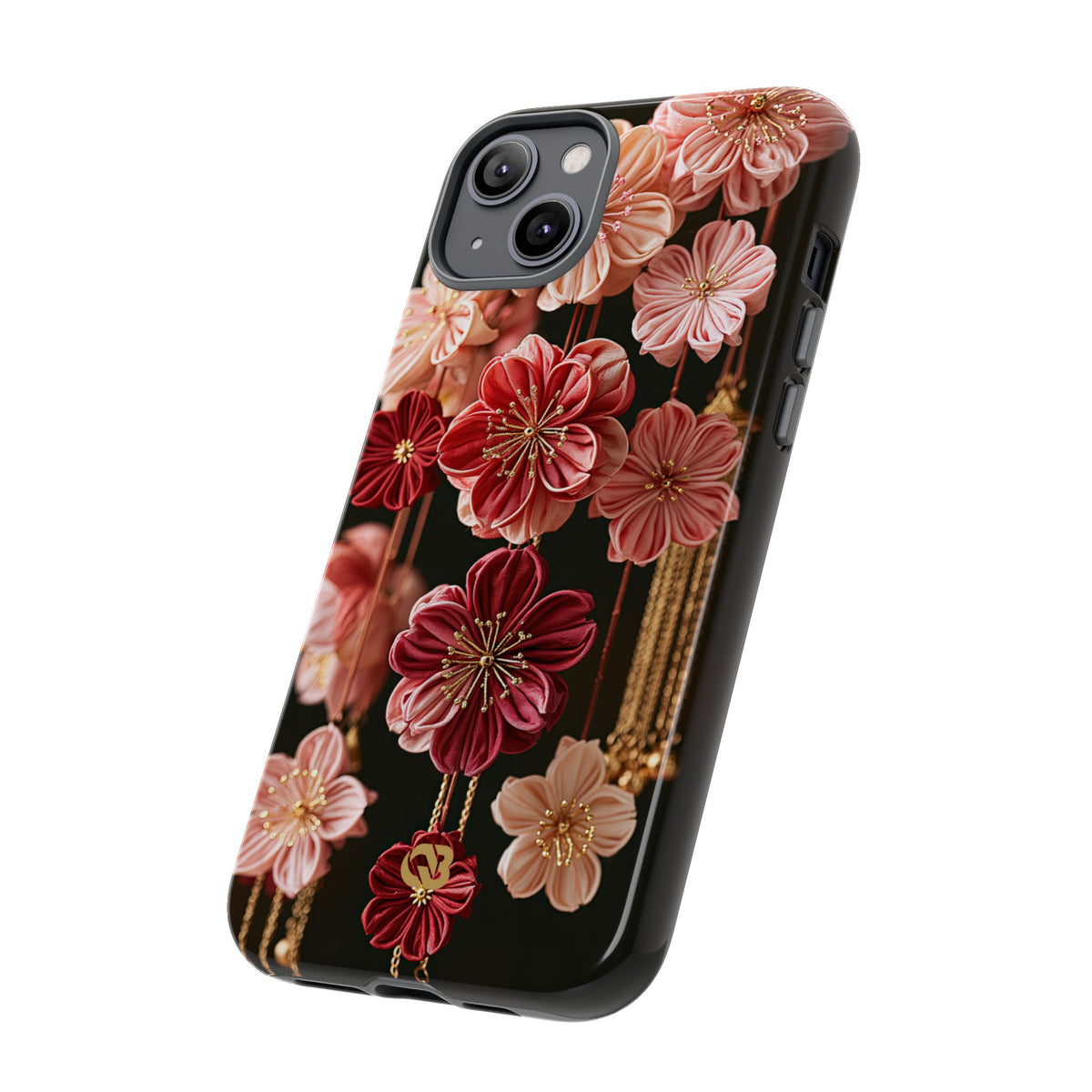 Silk Blossom Kanzashi · Tough Phone Case for iPhone · Pink