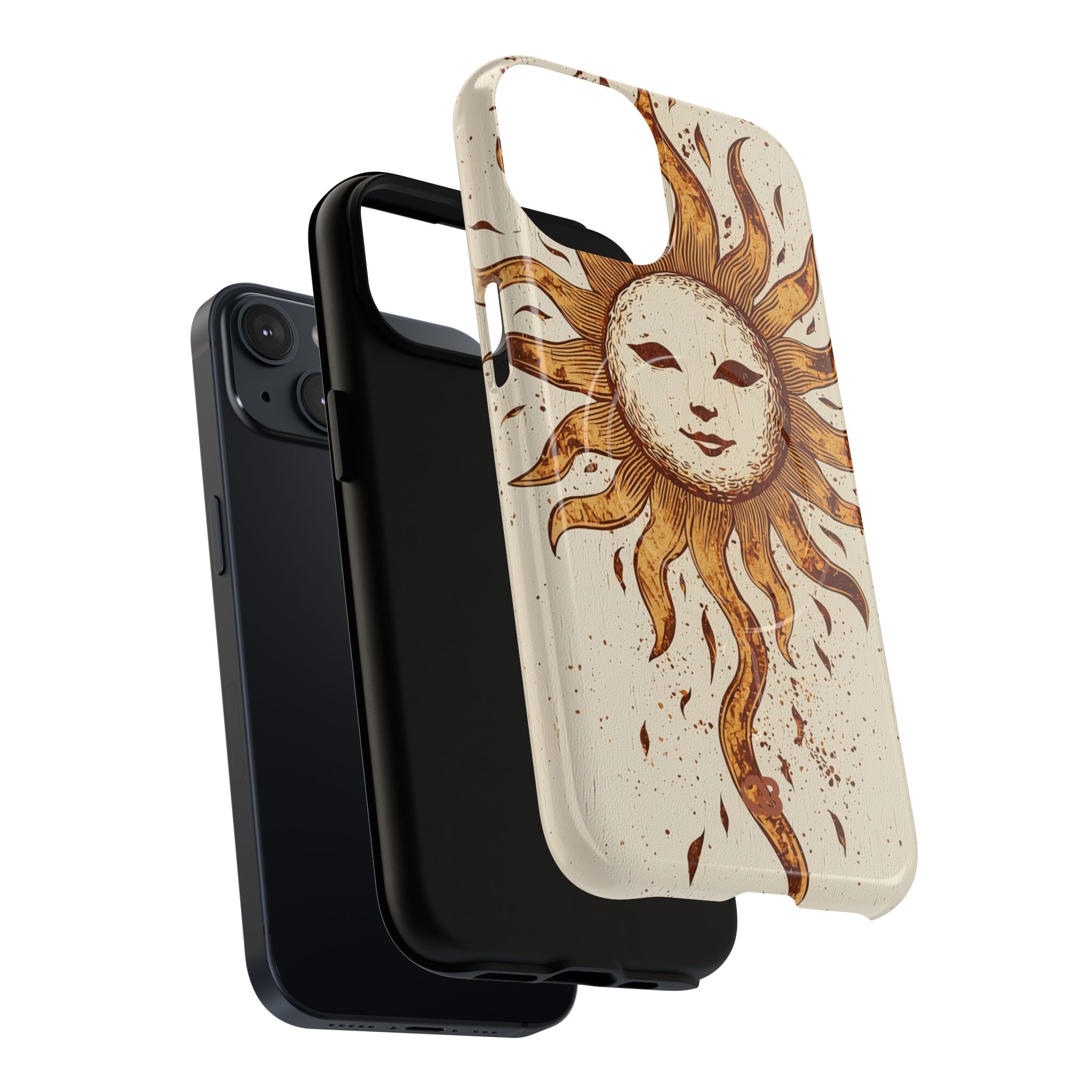 Rustic Solar Mask · Tough+ Phone Case for iPhone · Magsafe