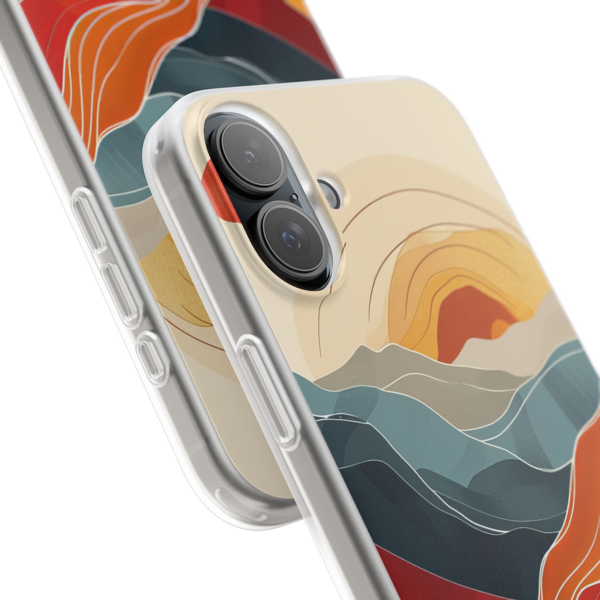 Sunlit Ridges iPhone 16 Plus Case - Soft