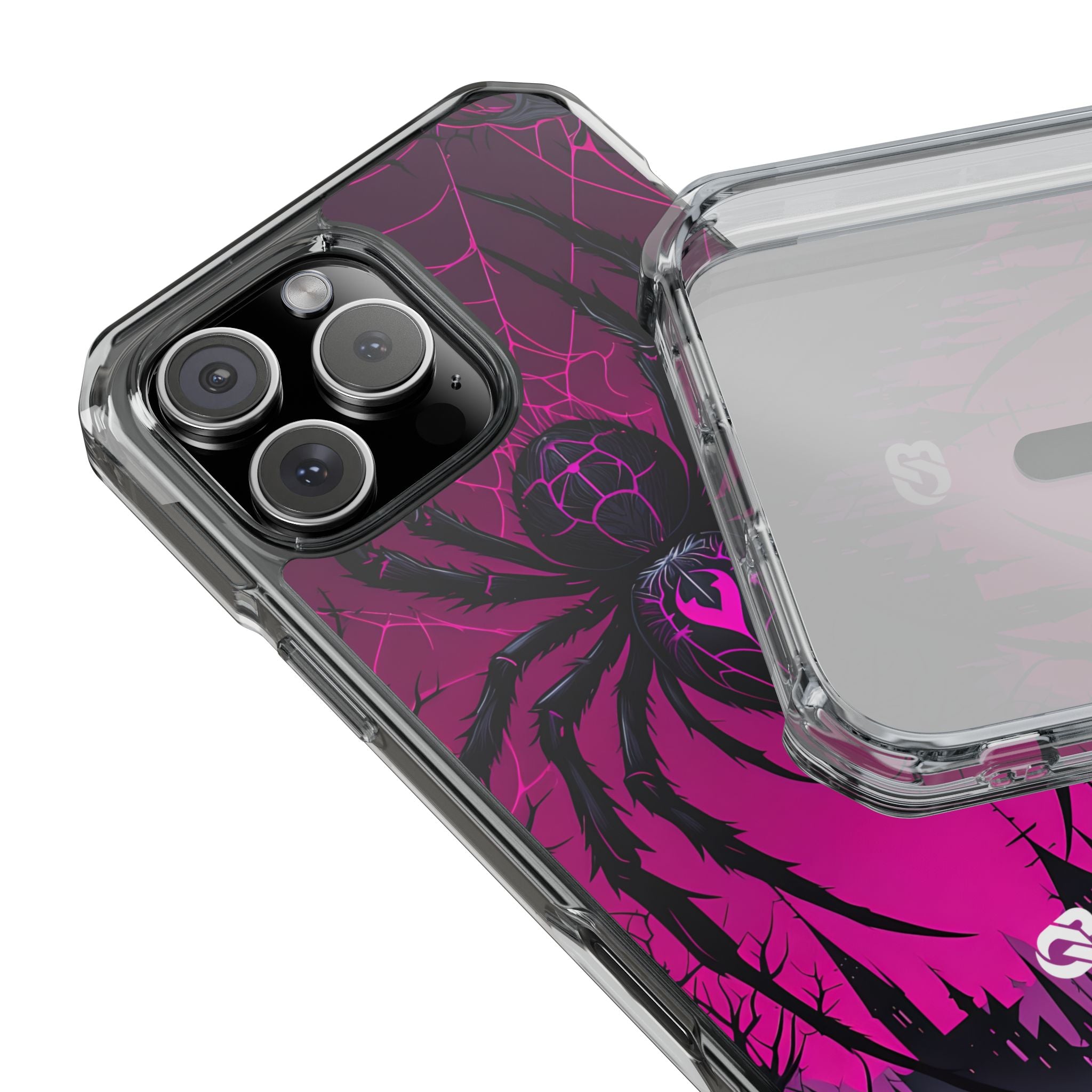 Obsidian Neon Widow · Impact Handyhülle für iPhone · Magsafe