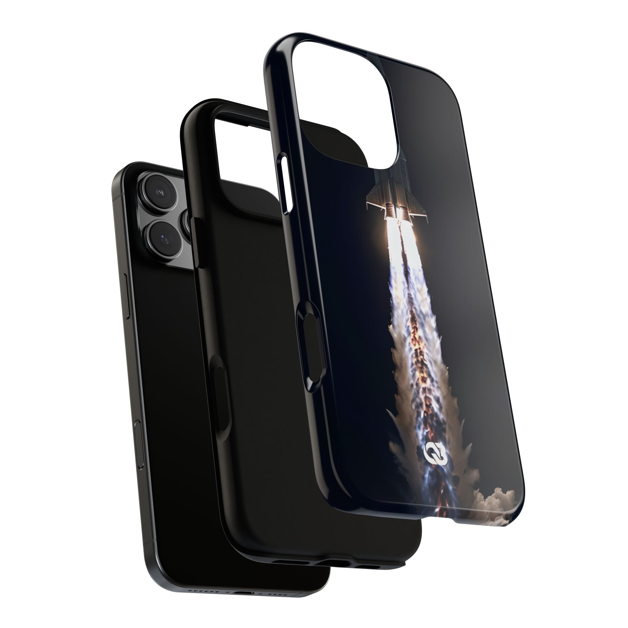 Obsidian Rocket Ascent · Tough Phone Case for iPhone
