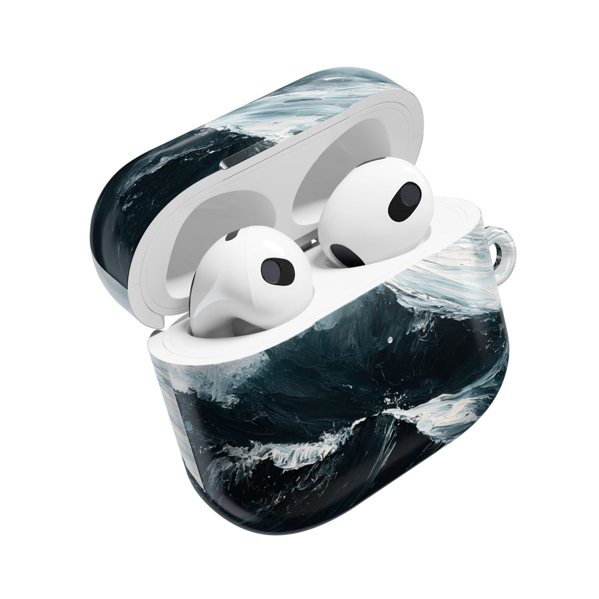Nordic Swell · Hard Case for AirPods & AirPods Pro · Blue