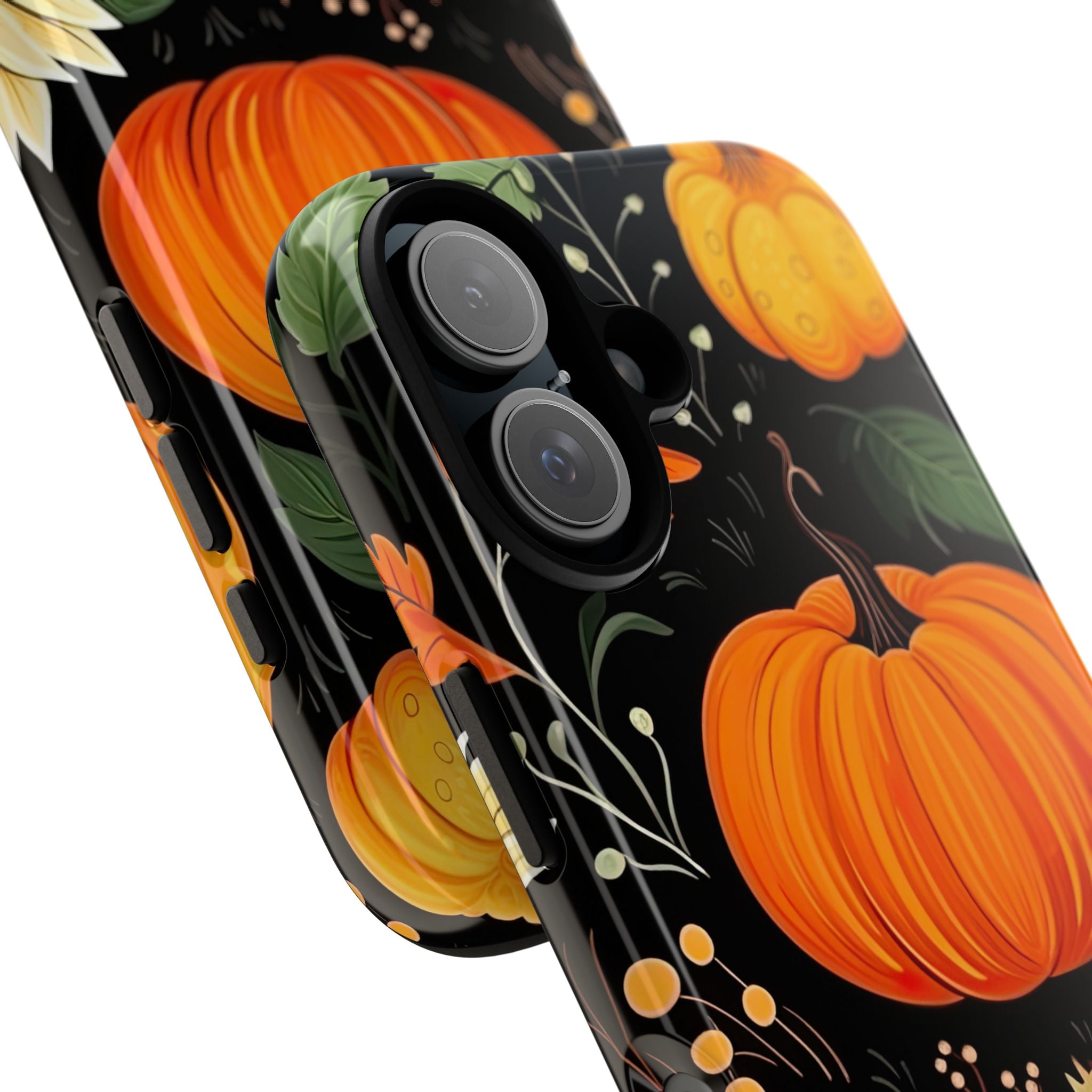 Pumpkin Glow iPhone 16 Case - Tough