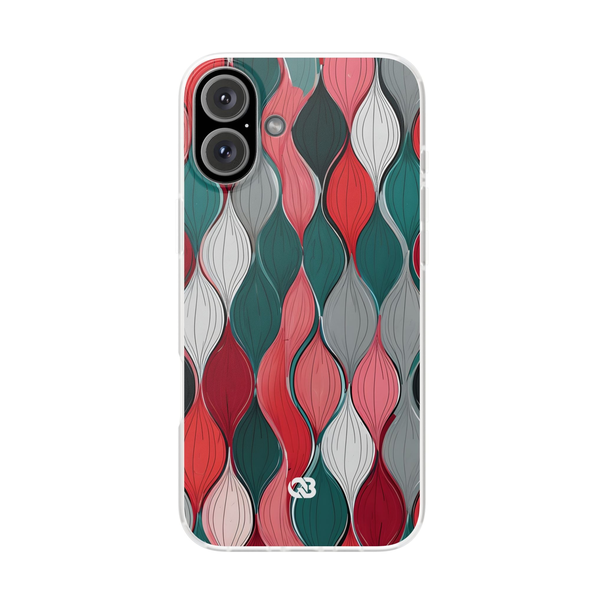 Slate Rose Ripple · Soft Phone Case for iPhone