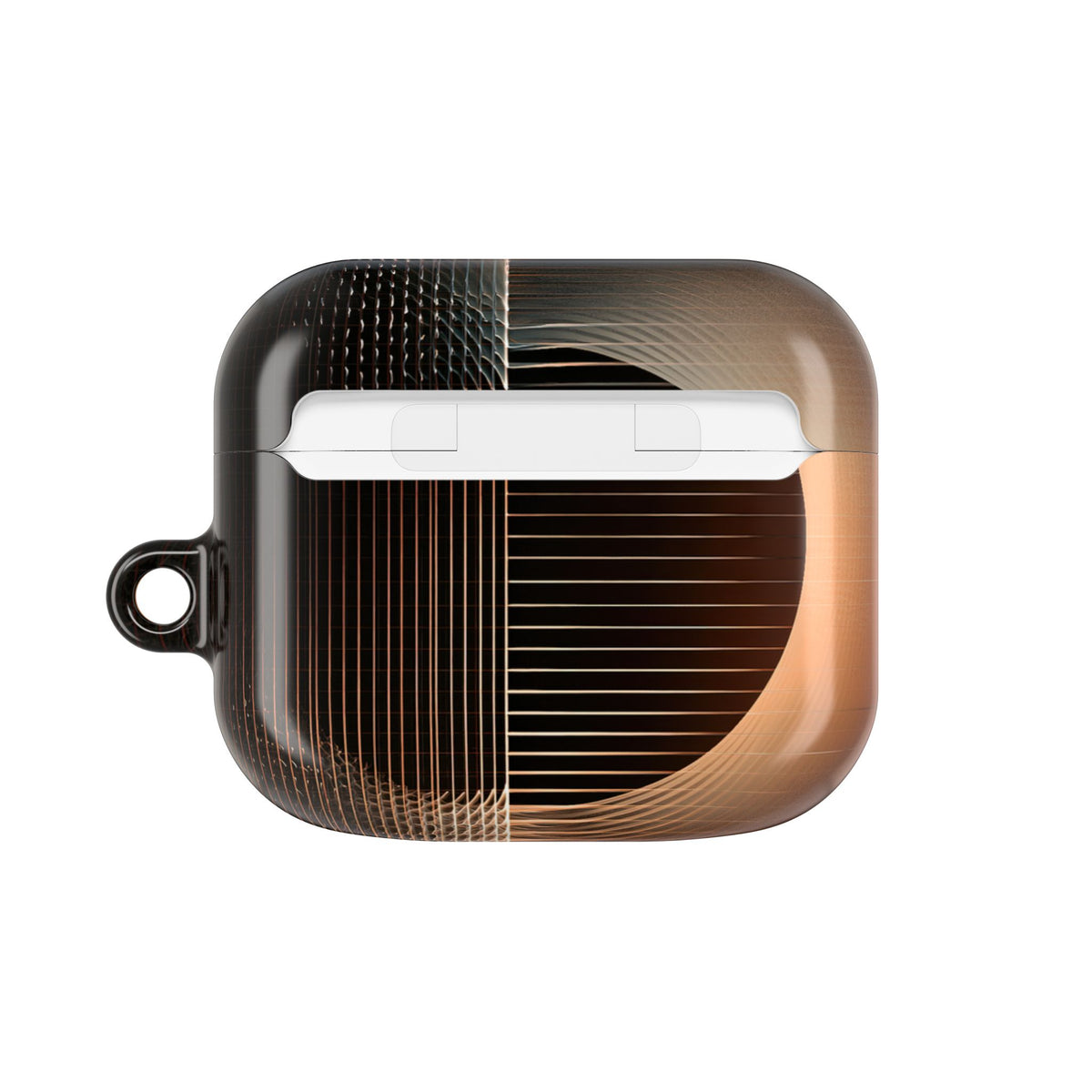 Amber Meridian · Hard Case for AirPods & AirPods Pro · Black