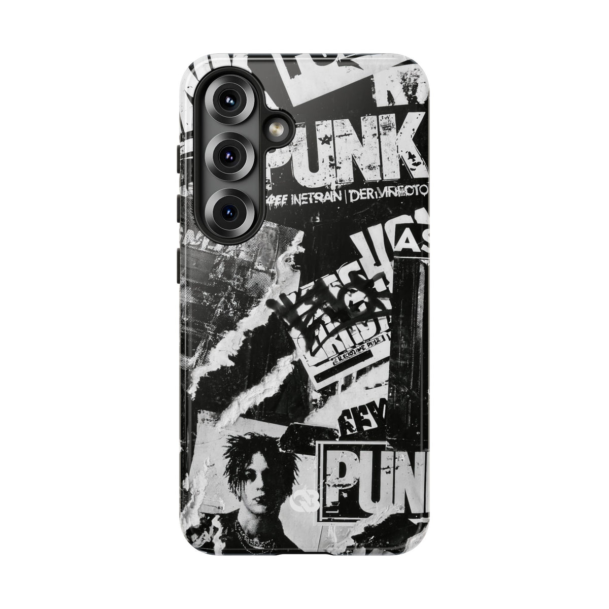 Underground Punk Collage · Tough Phone Case for Samsung · Black