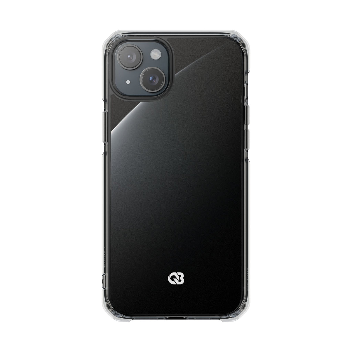 Obsidian Horizon · Clear Impact Magnetic Phone Case for iPhone · Black