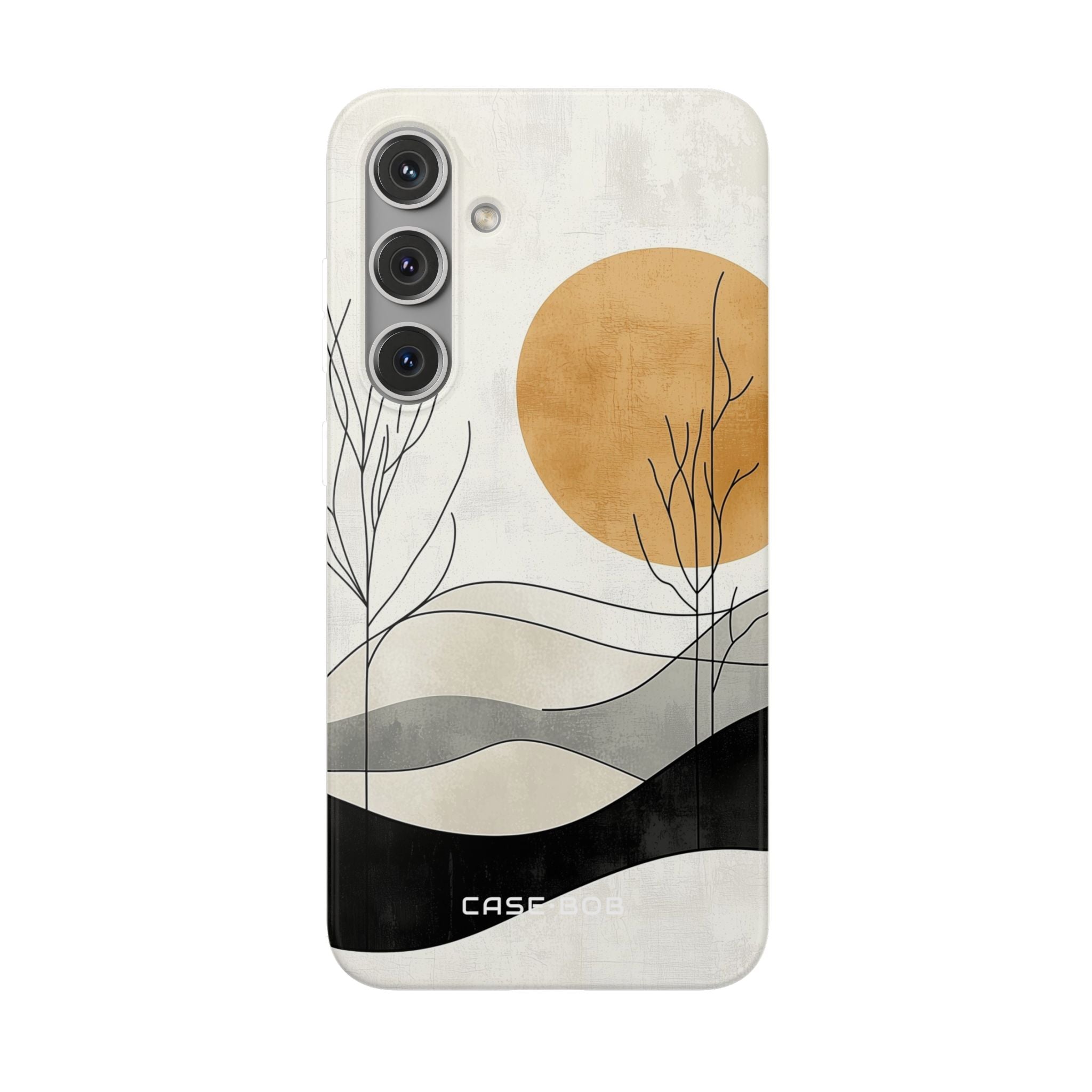 Orange Halo Samsung S24 Plus Cover - Blød