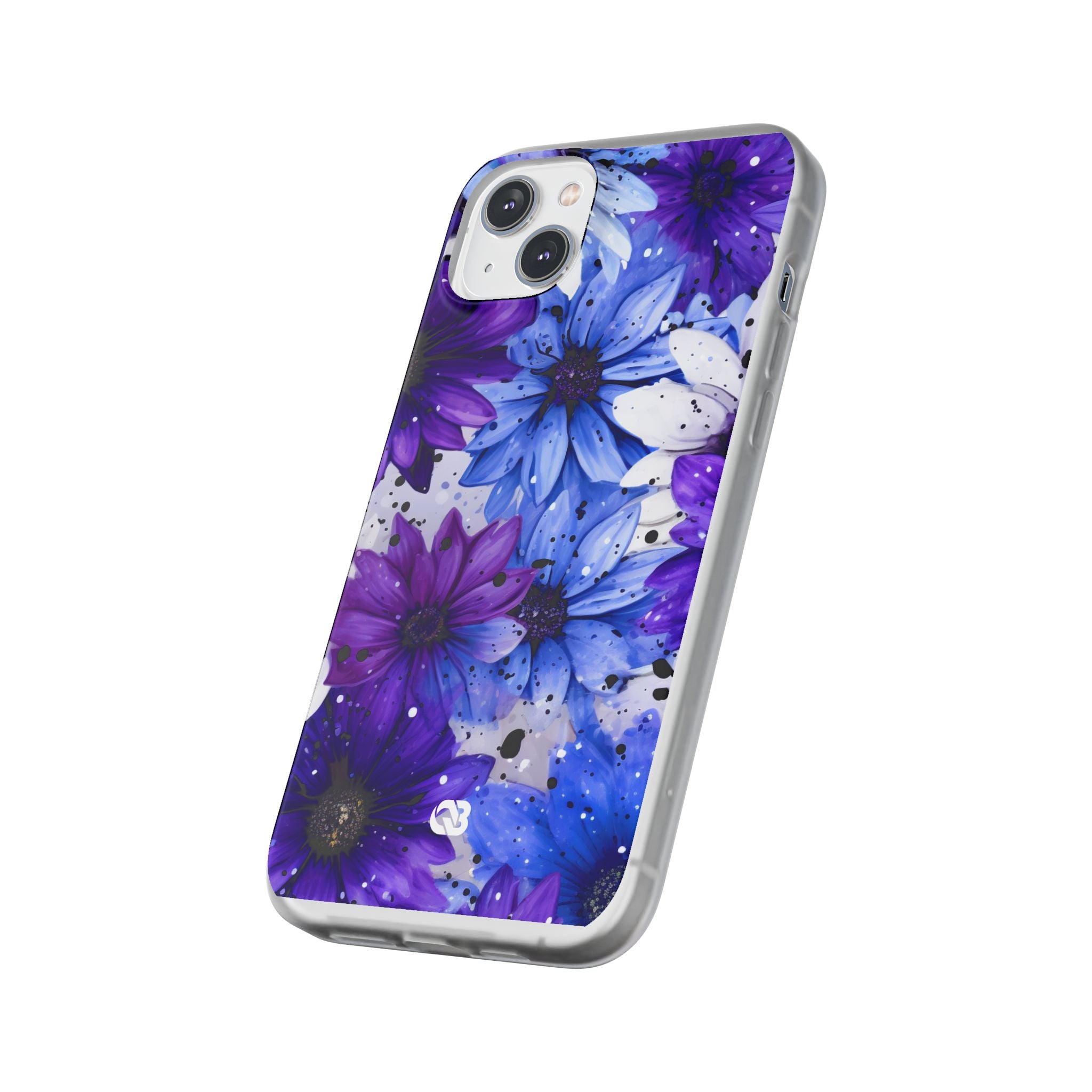 Ink Splatter Blooms · Soft Coque de téléphone pour iPhone