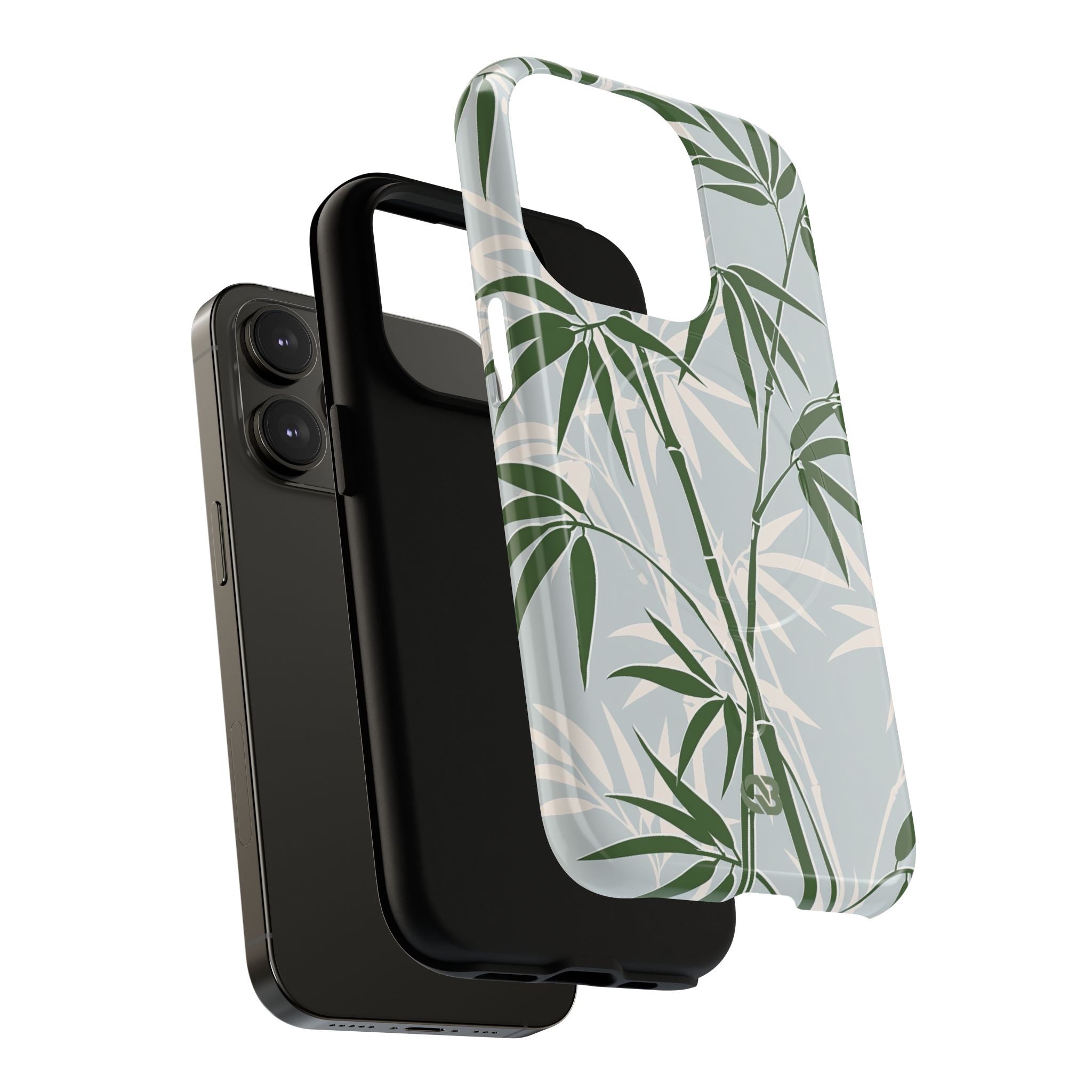 Green Tough 2.0 Magsafe Phone Case for iPhone - Kyoto Bamboo Canopy