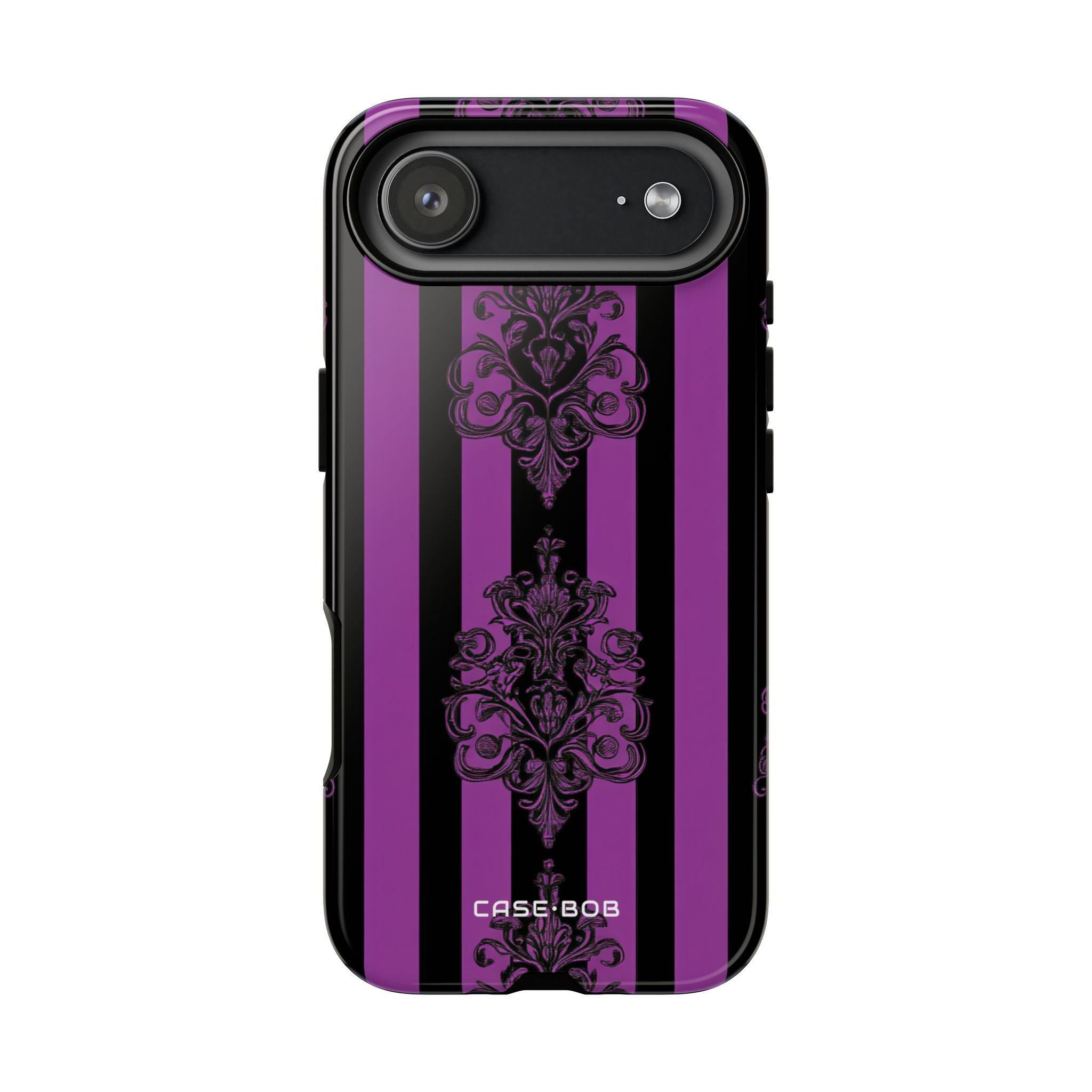 Damask Elegance Purple iPhone 17 Air Case - Tough - CASE•BOB
