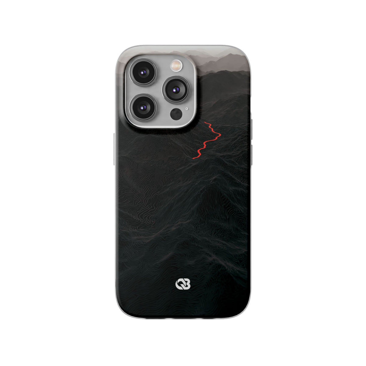 Crimson Ridge Pass · Lite Phone Case for iPhone · Black