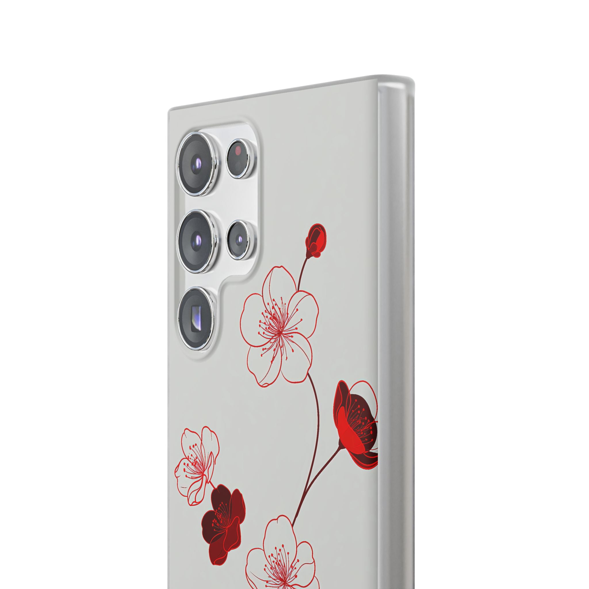 Red Lite Phone Case for Samsung - Kyoto Ember Bloom