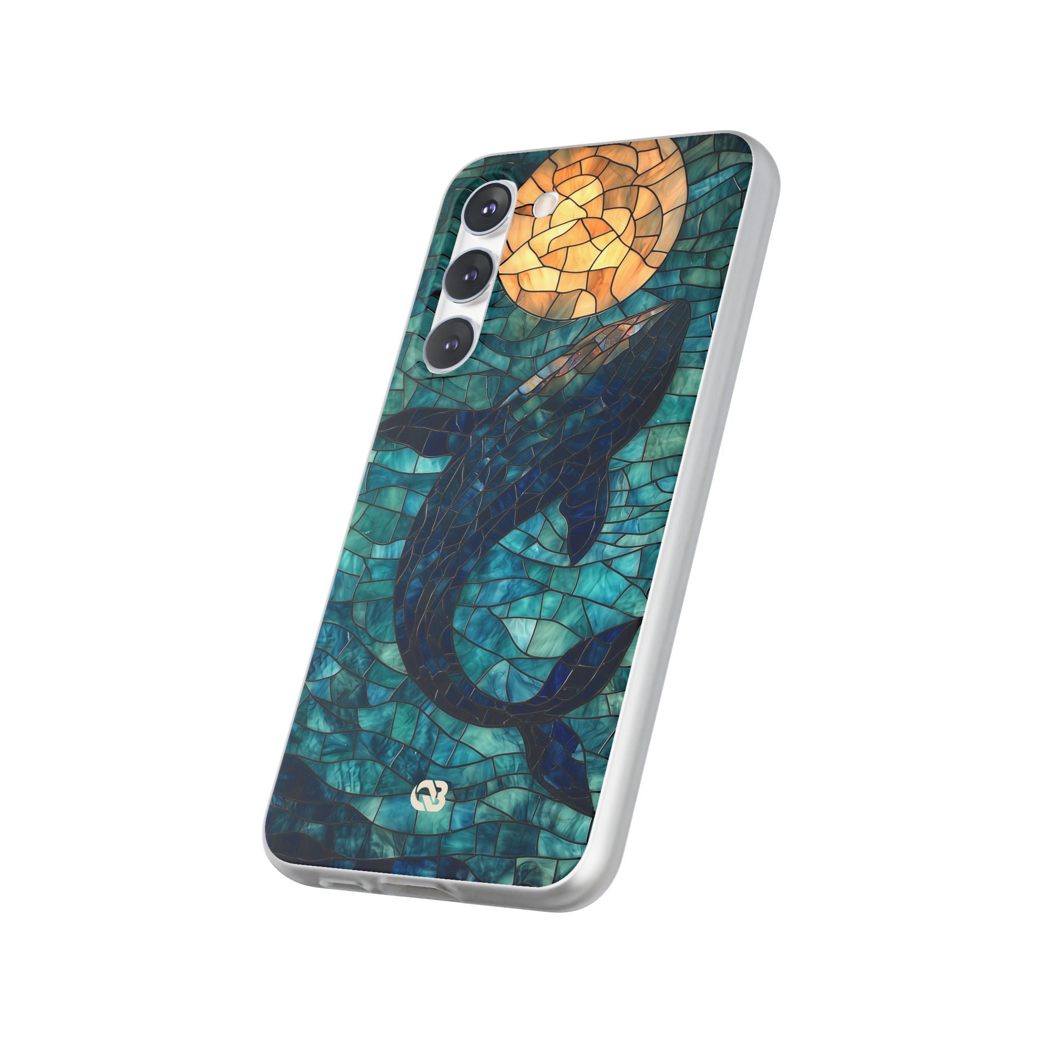 Stained Moon Whale · Soft etui na telefon dla Samsung