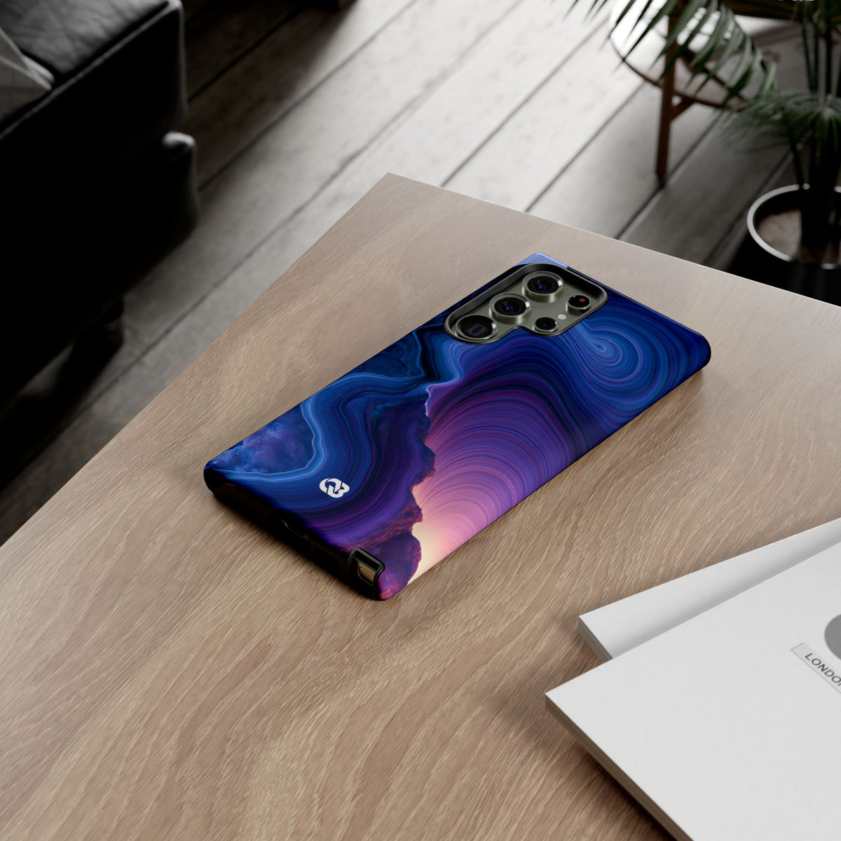 Radiant Strata · Tough Phone Case for Samsung · Blue