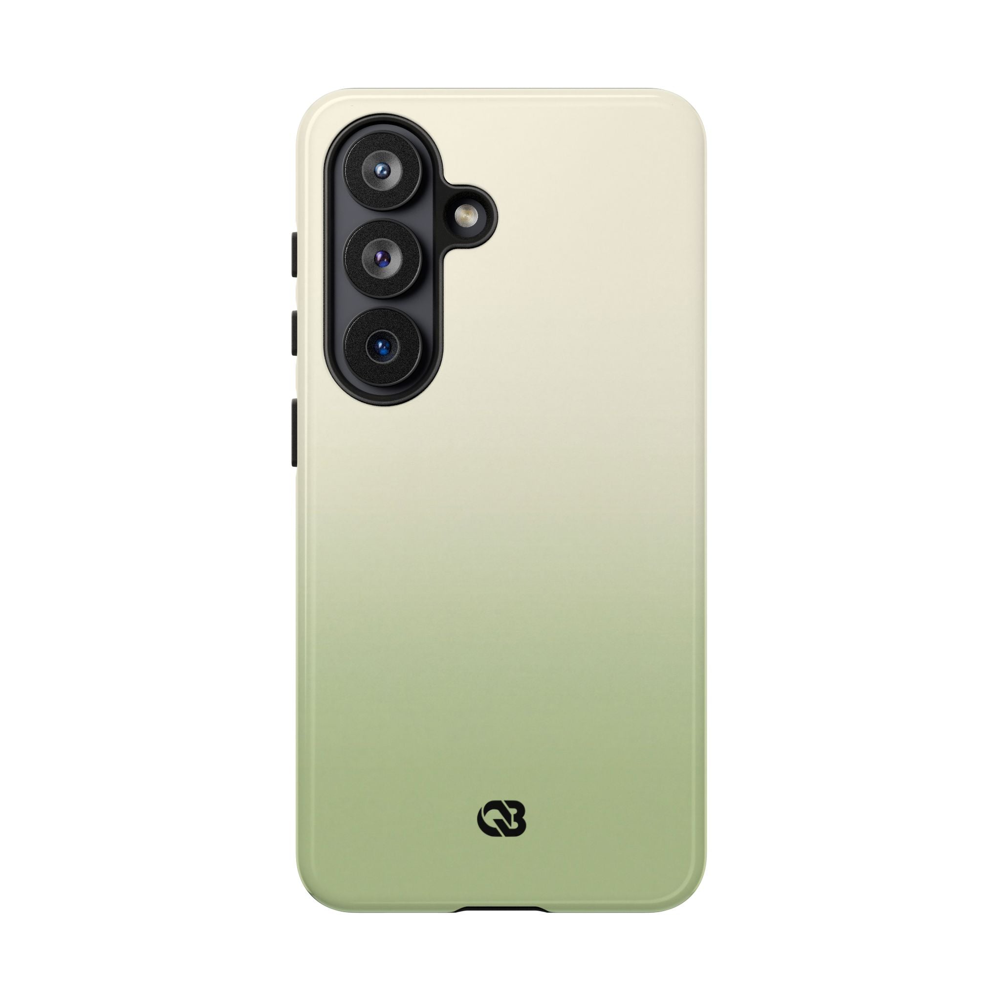 Green Tough Phone Case for Samsung - Bone Sage Fade