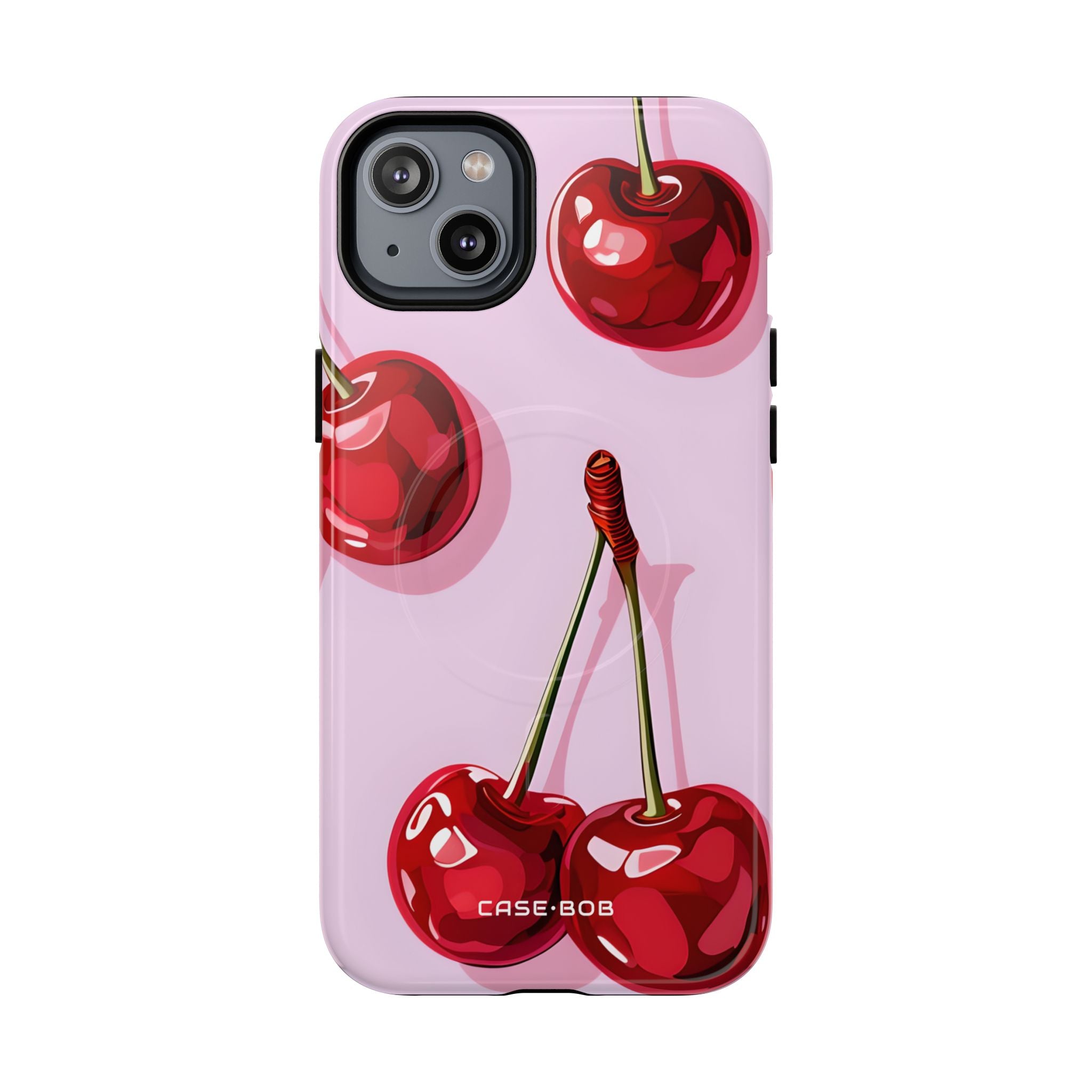 Glossy Cherry Burst iPhone 14 Case - Tough+ - CASE•BOB