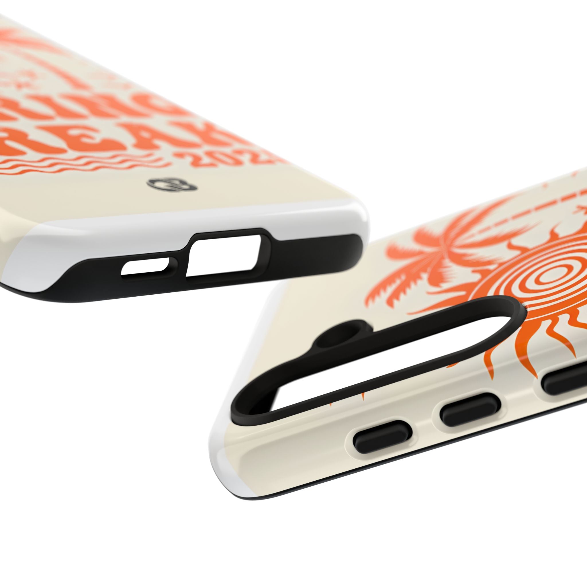 Retro Orange Tide · Tough Capa para Samsung