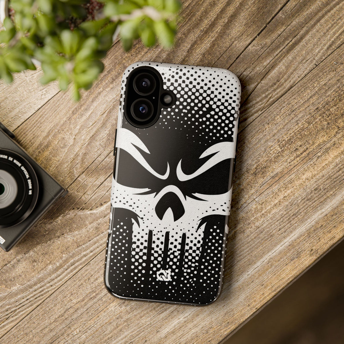 Phantom Halftone · Tough Phone Case for iPhone · Black