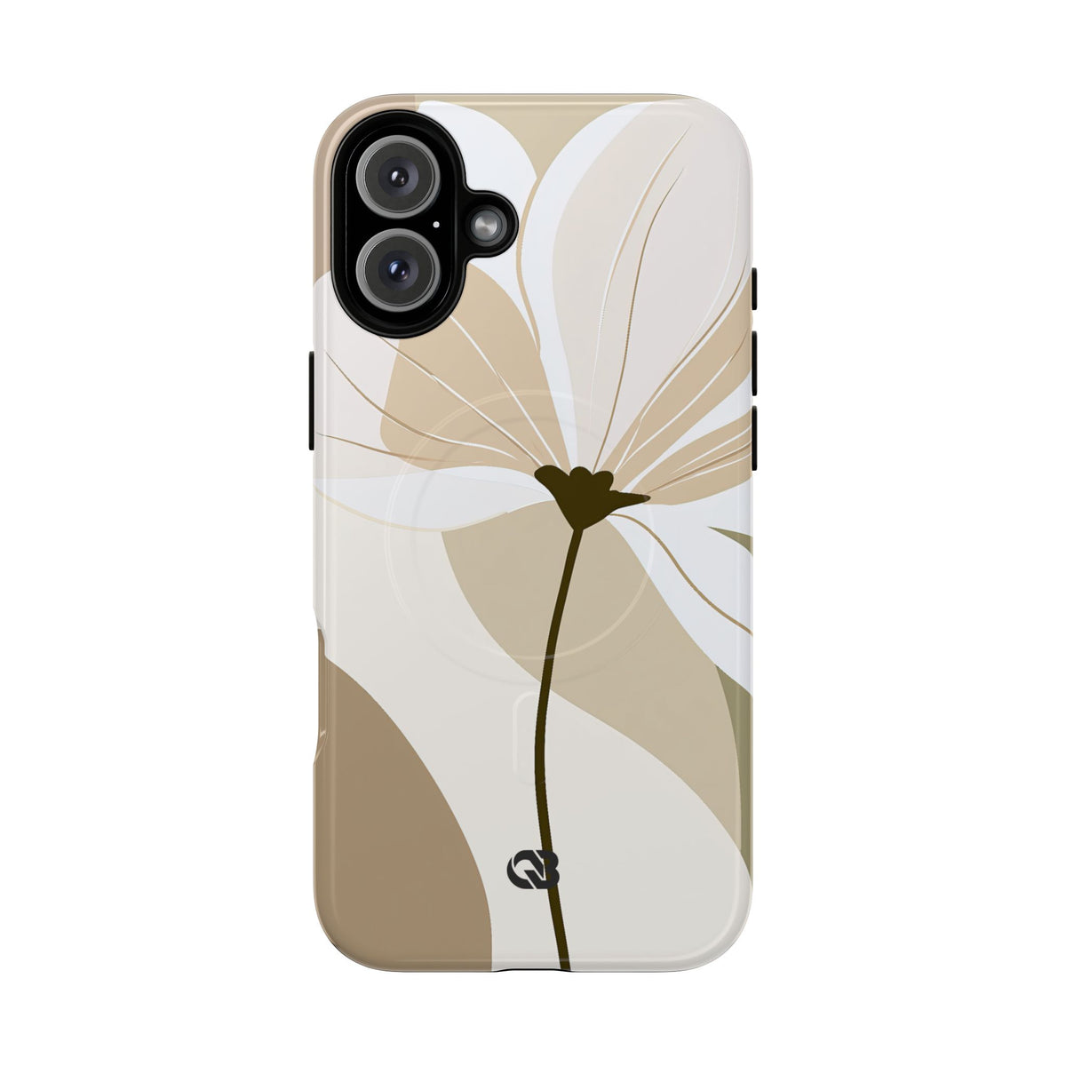 Soft Petal Bloom · Tough 2.0 Magnetic Phone Case for iPhone · Beige