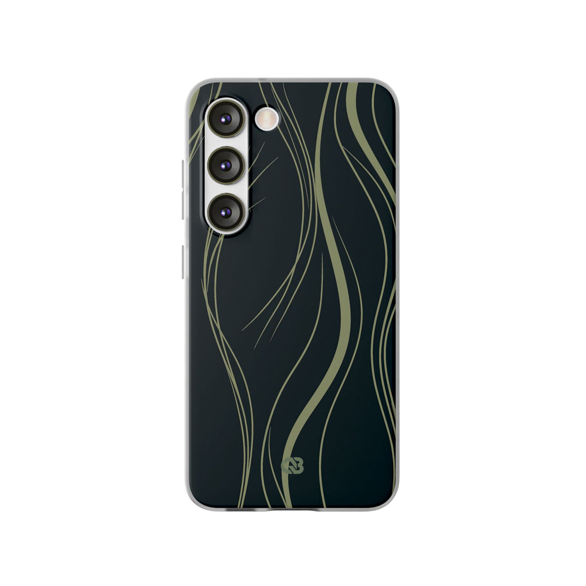 Green Lite Phone Case for Samsung - Obsidian Sage Flow