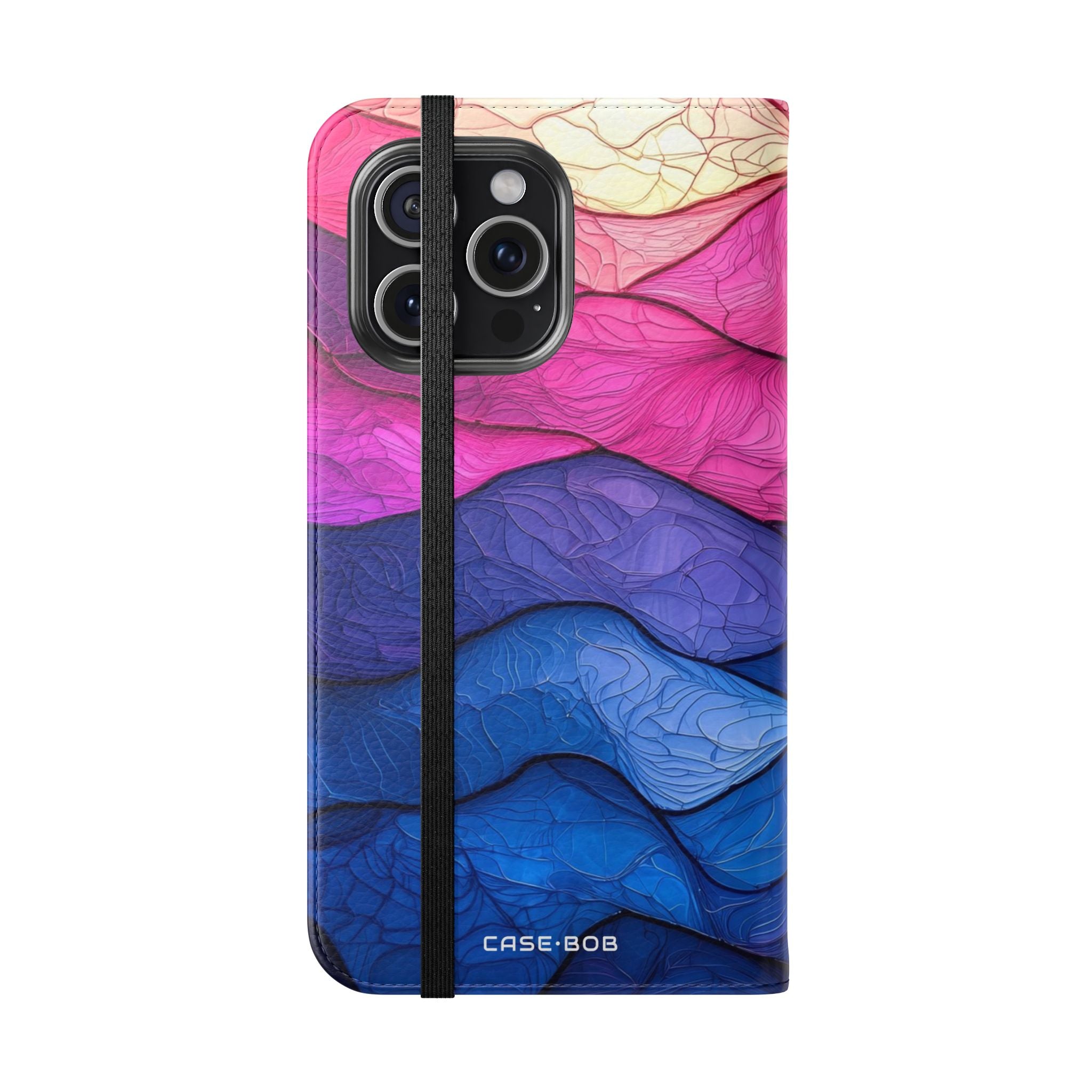 Wavy Veins - iPhone 15 Pro Max Case - Wallet