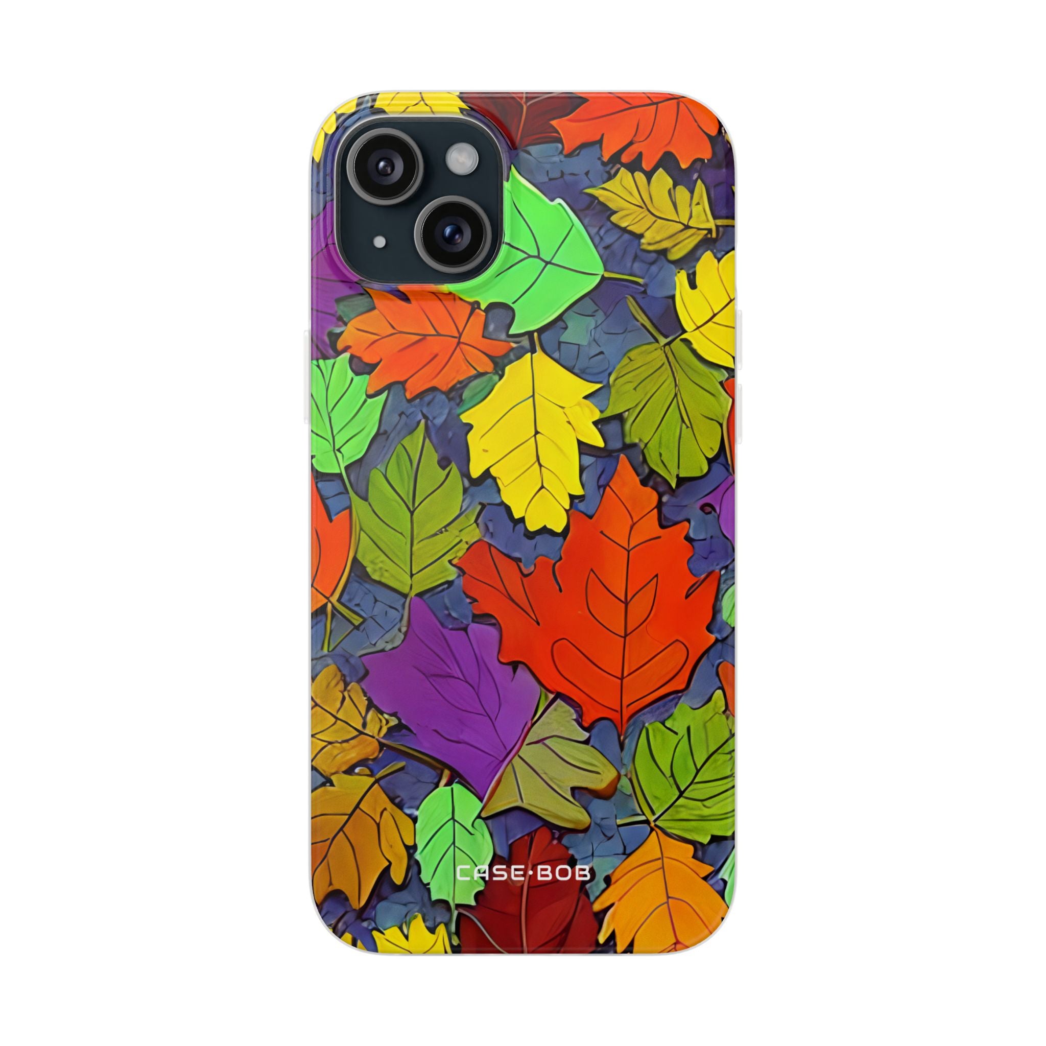 Lebendiger Leafburst iPhone 15 Plus Case - Soft