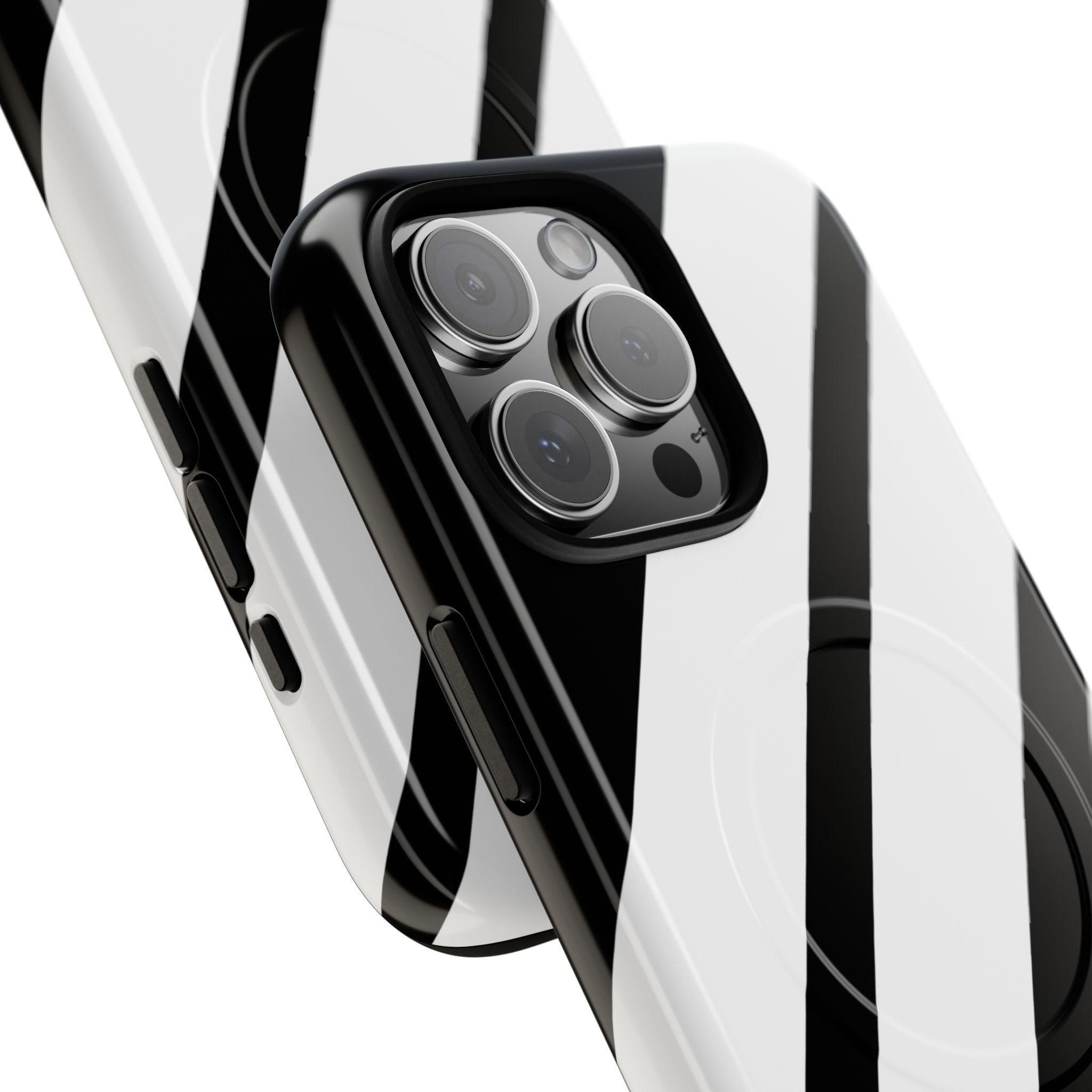 Obsidian White Bars · Tough+ Phone Case for iPhone · Magsafe