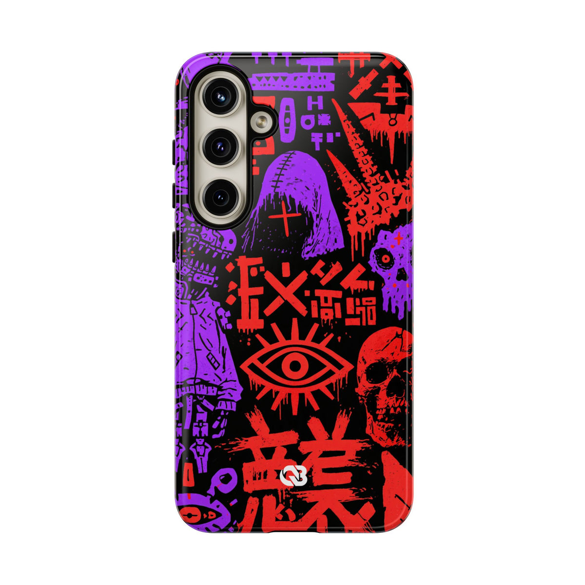 Underground Cyber Glyphs · Tough Phone Case for Samsung · Black