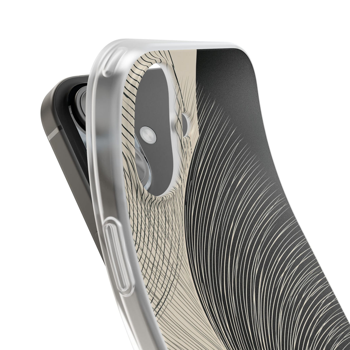 Minimal Frond Study · Lite Phone Case for iPhone · Black