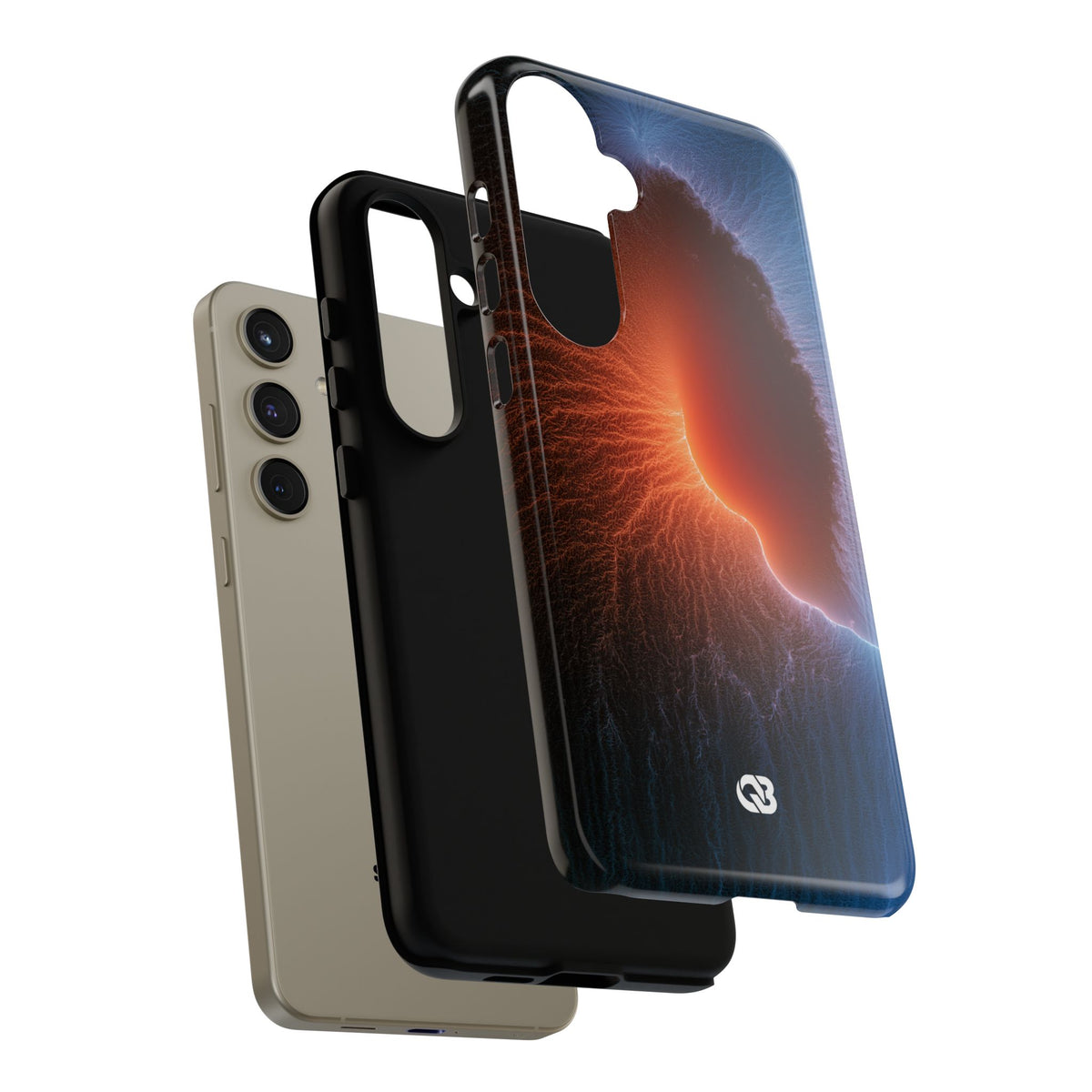 Thermal Aura Pulse · Tough Phone Case for Samsung · Blue