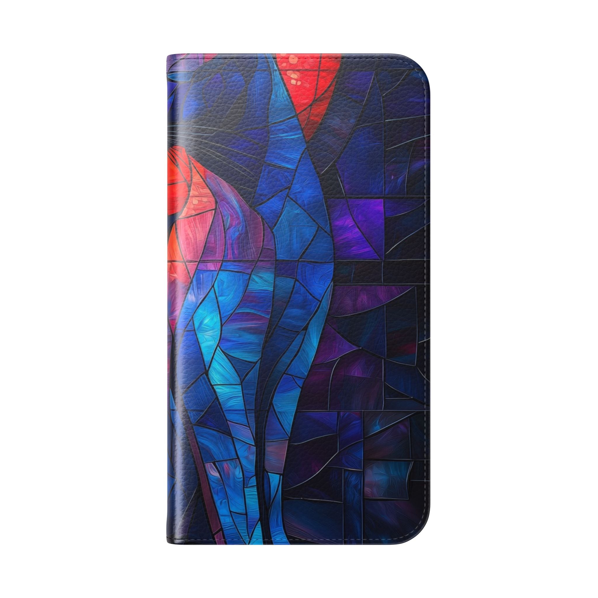 Stained Glass Cat - iPhone 16 Plus Case - Wallet