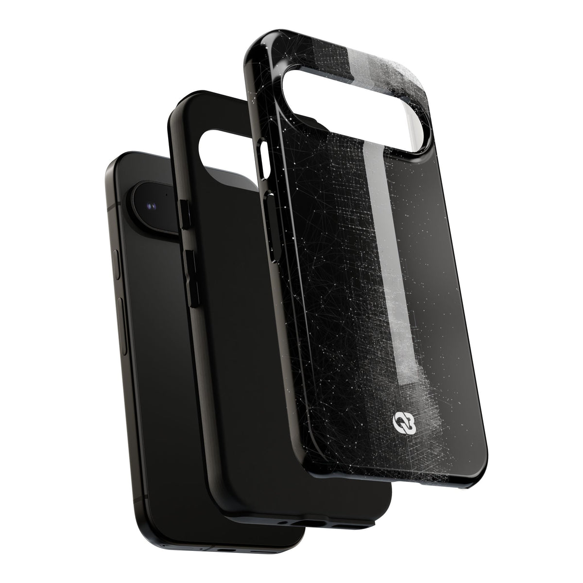 Black Tough Phone Case for Google Pixel - Vector Core Monolith