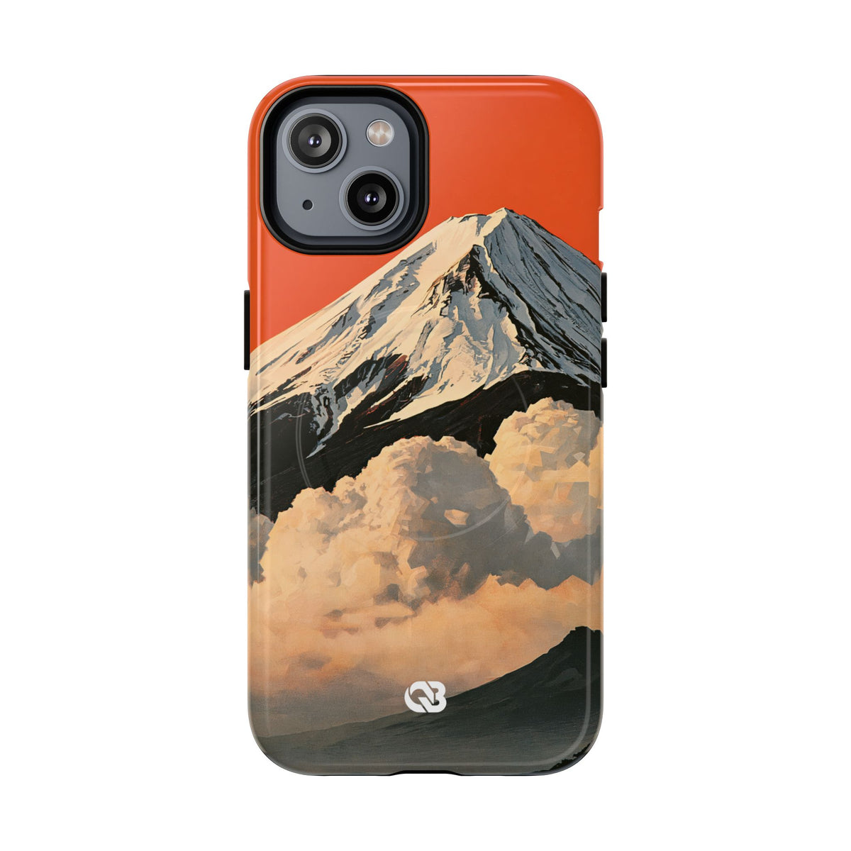 Sacred Peak Fuji · Tough 2.0 Magnetic Phone Case for iPhone · Orange