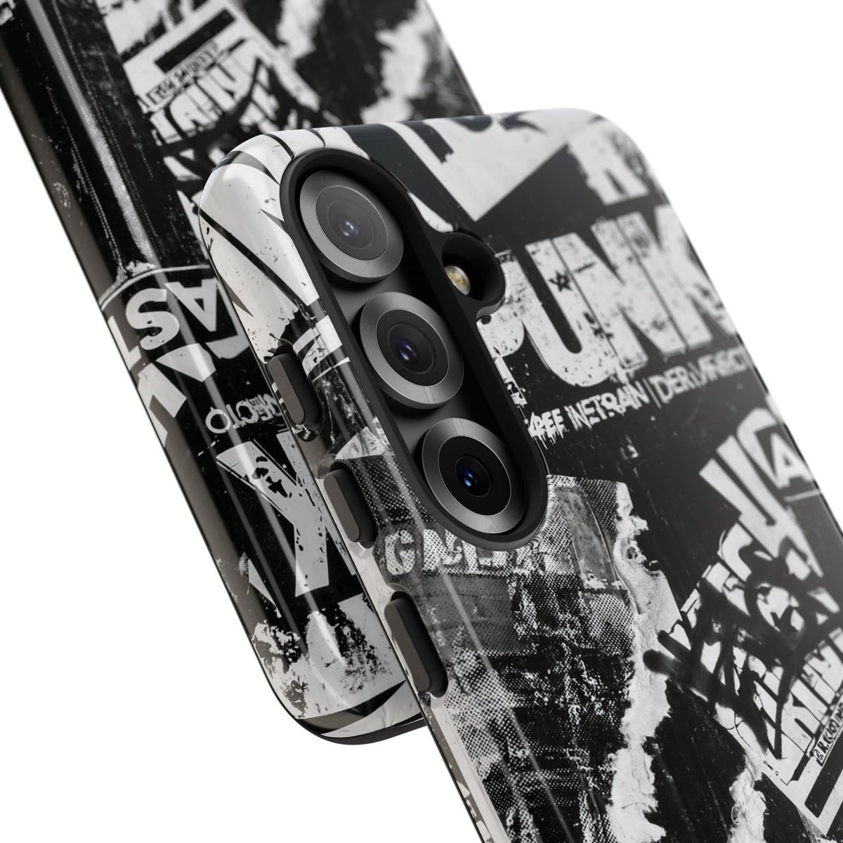 Underground Punk Collage · Tough Phone Case for Samsung · Black