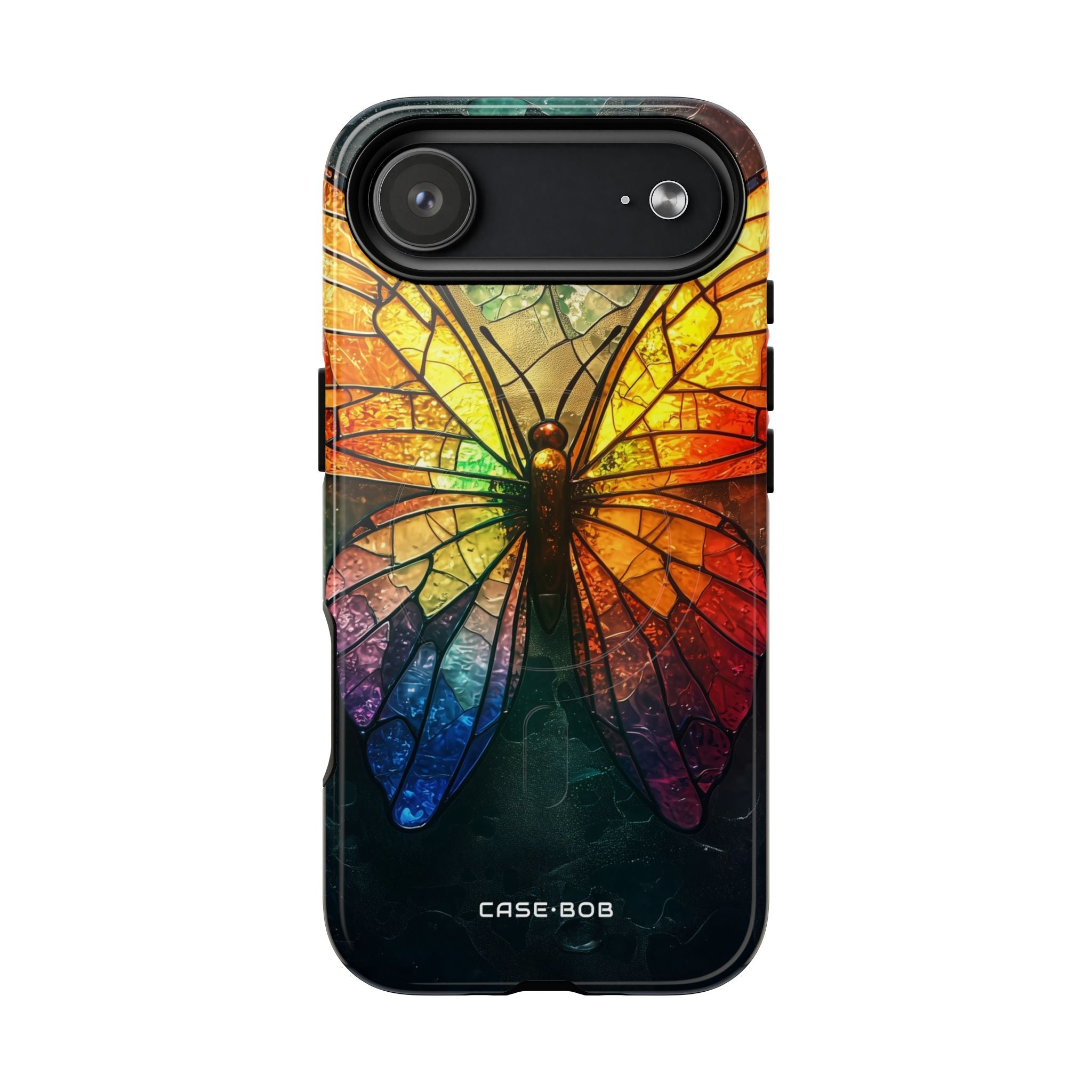 Stained Glass Butterfly iPhone 17 Air Case - Tough+ - CASE•BOB