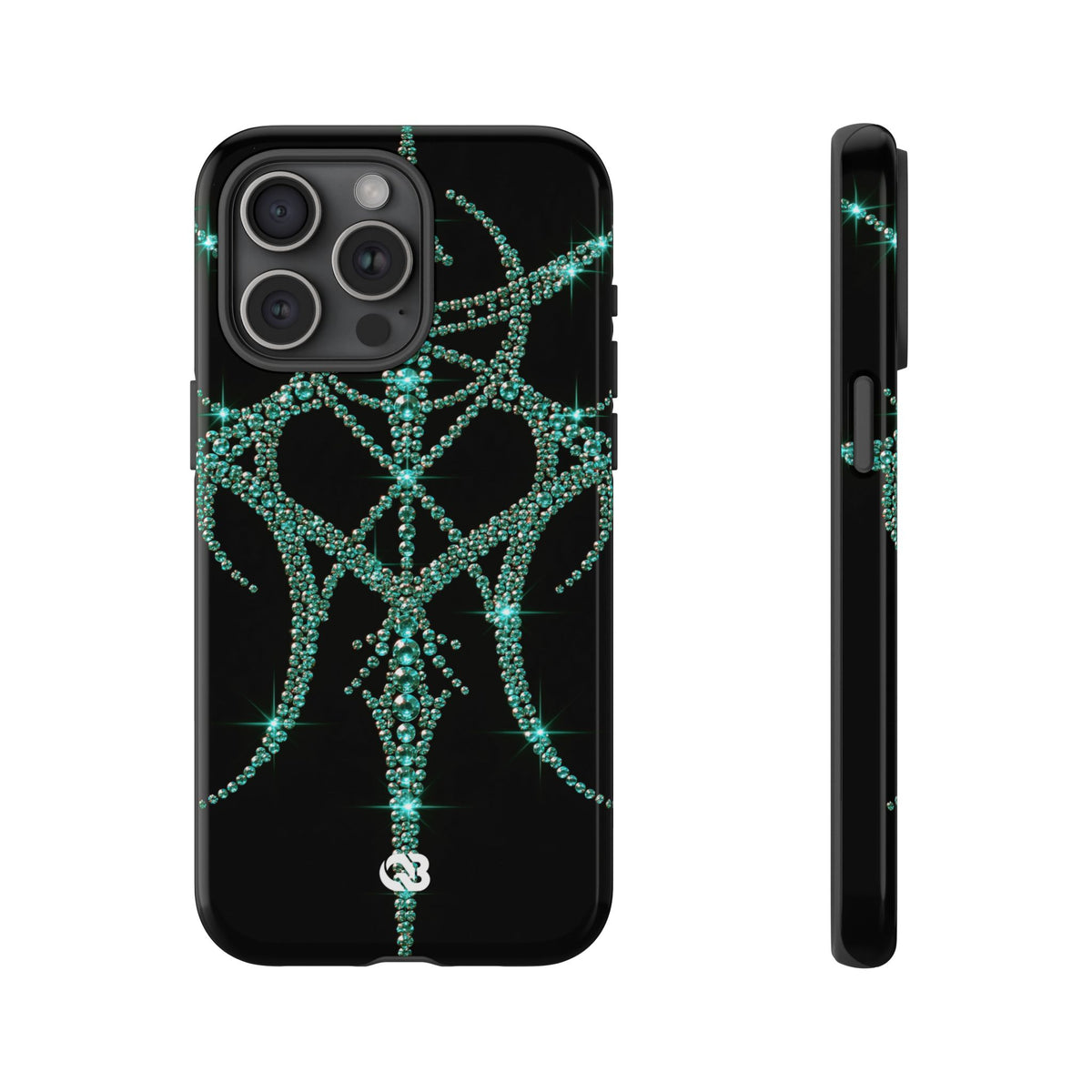 Teal Cyber Sigil · Tough Phone Case for iPhone · Teal