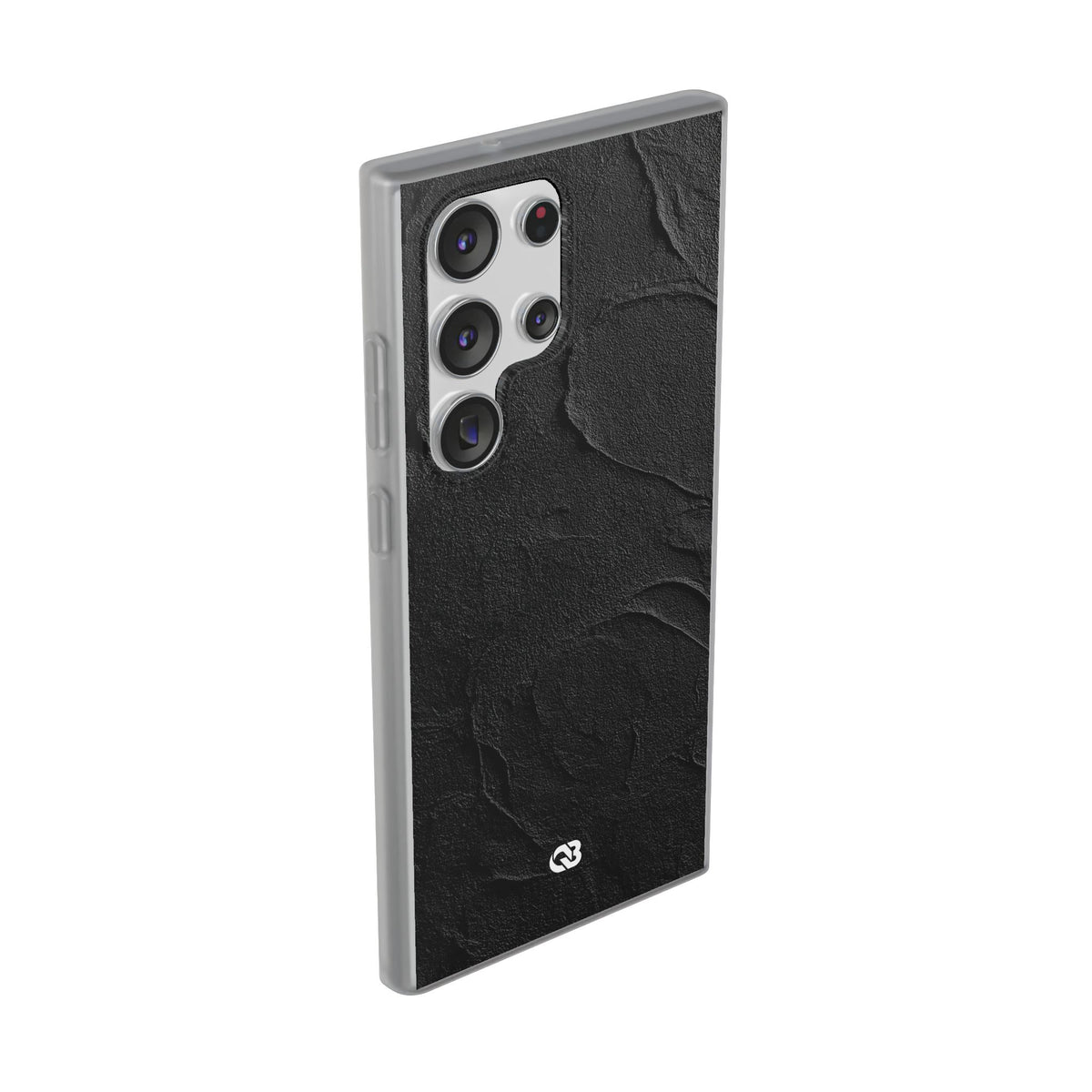 Obsidian Stucco Relief · Lite Phone Case for Samsung · Black
