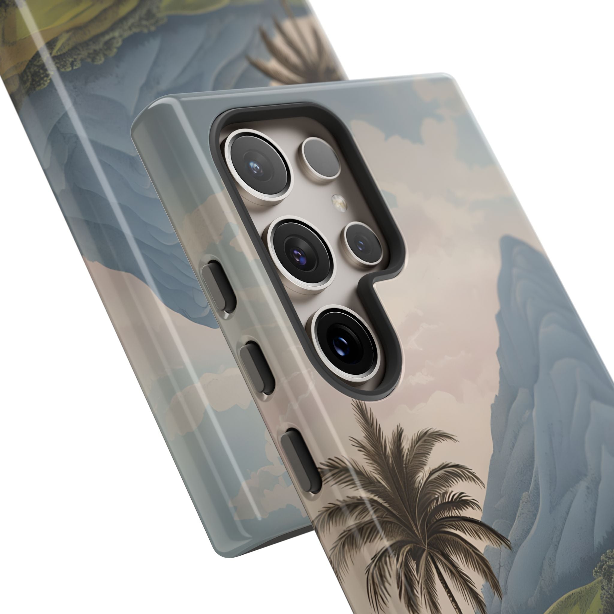 Verdant Blue Summit · Tough Phone Case for Samsung