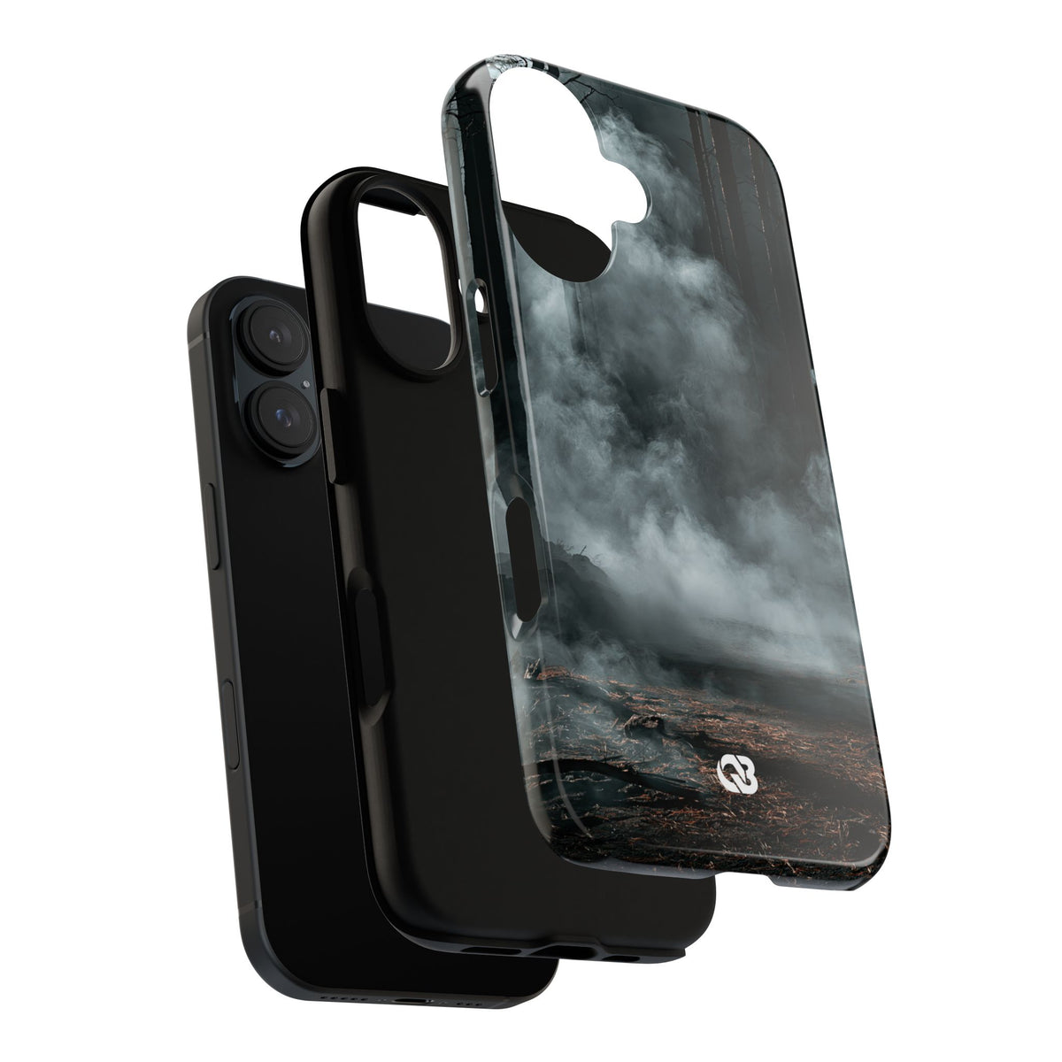Shadowed Pine Mist · Tough Phone Case for iPhone · Black