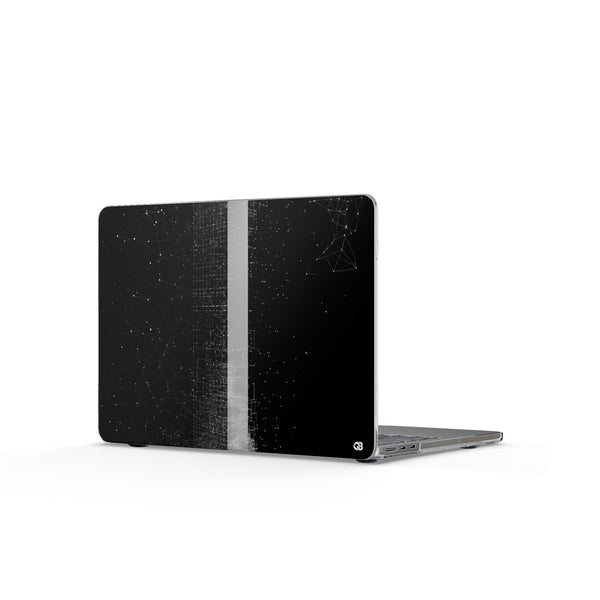 Monolithic Wireframe · Clear Hard Case for MacBook · Black