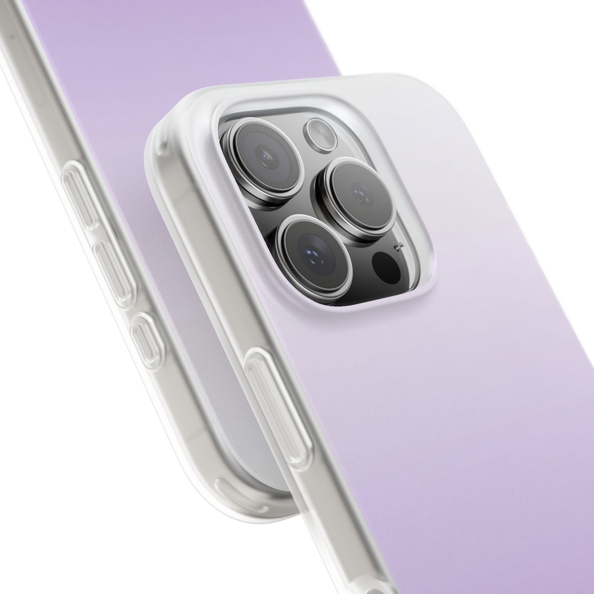 Purple Lite Phone Case for iPhone - Frosted Lavender Fade