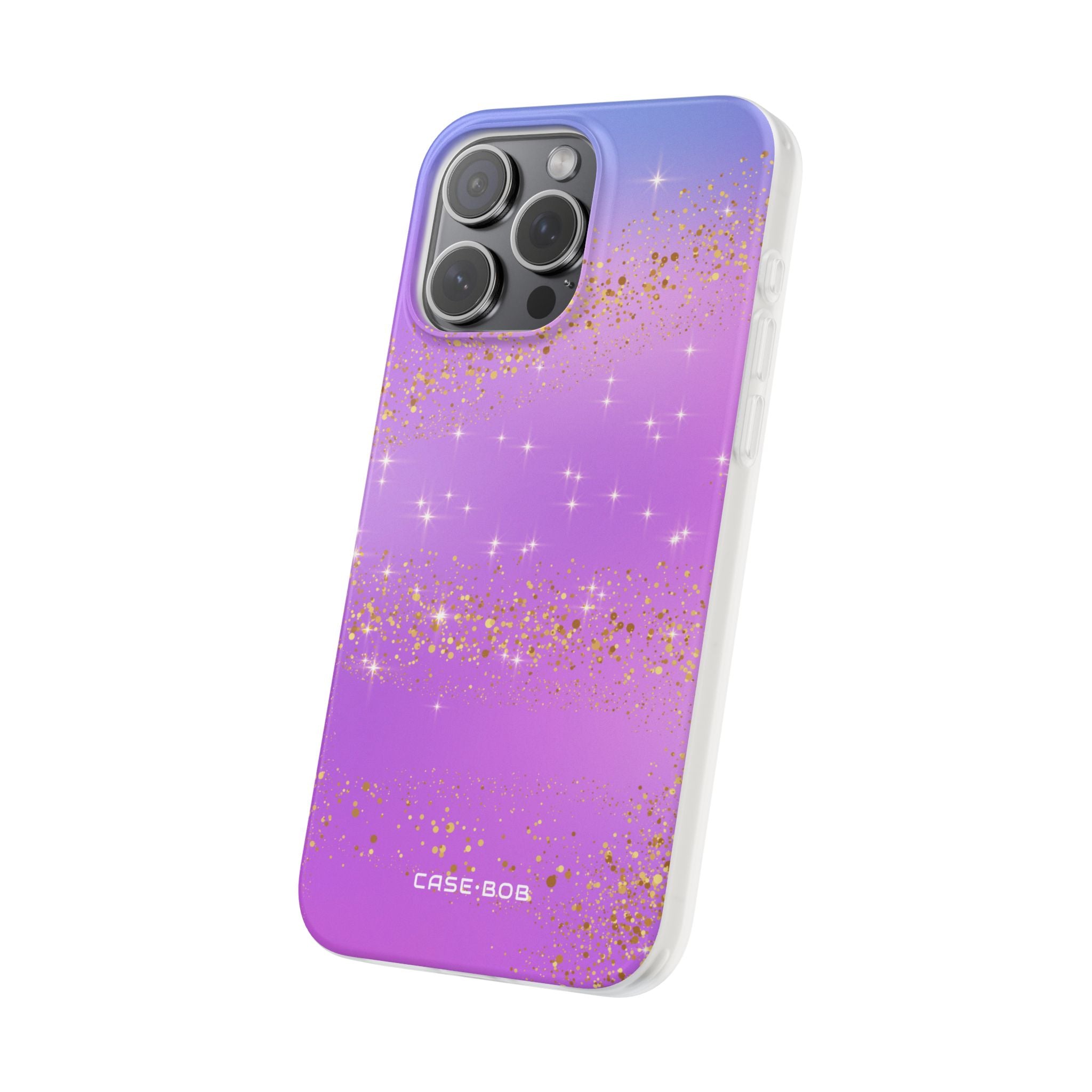 Golden Glide iPhone 15 Pro Max Case - Soft