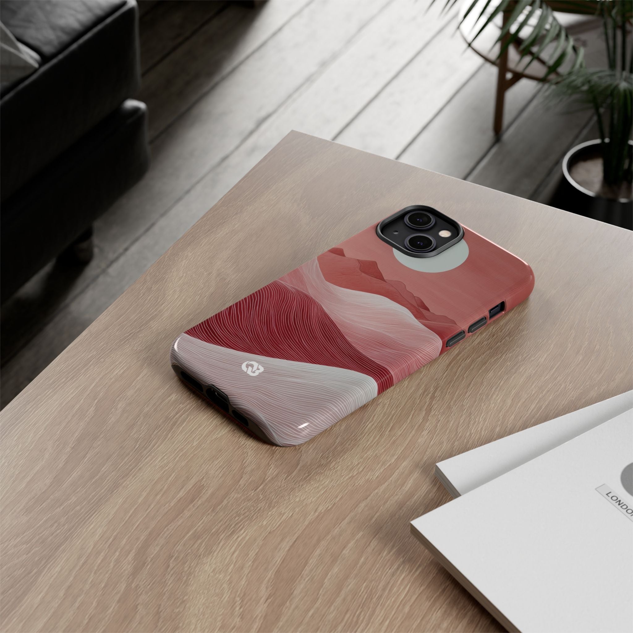 Crimson Dune Horizon · Tough Phone Case for iPhone