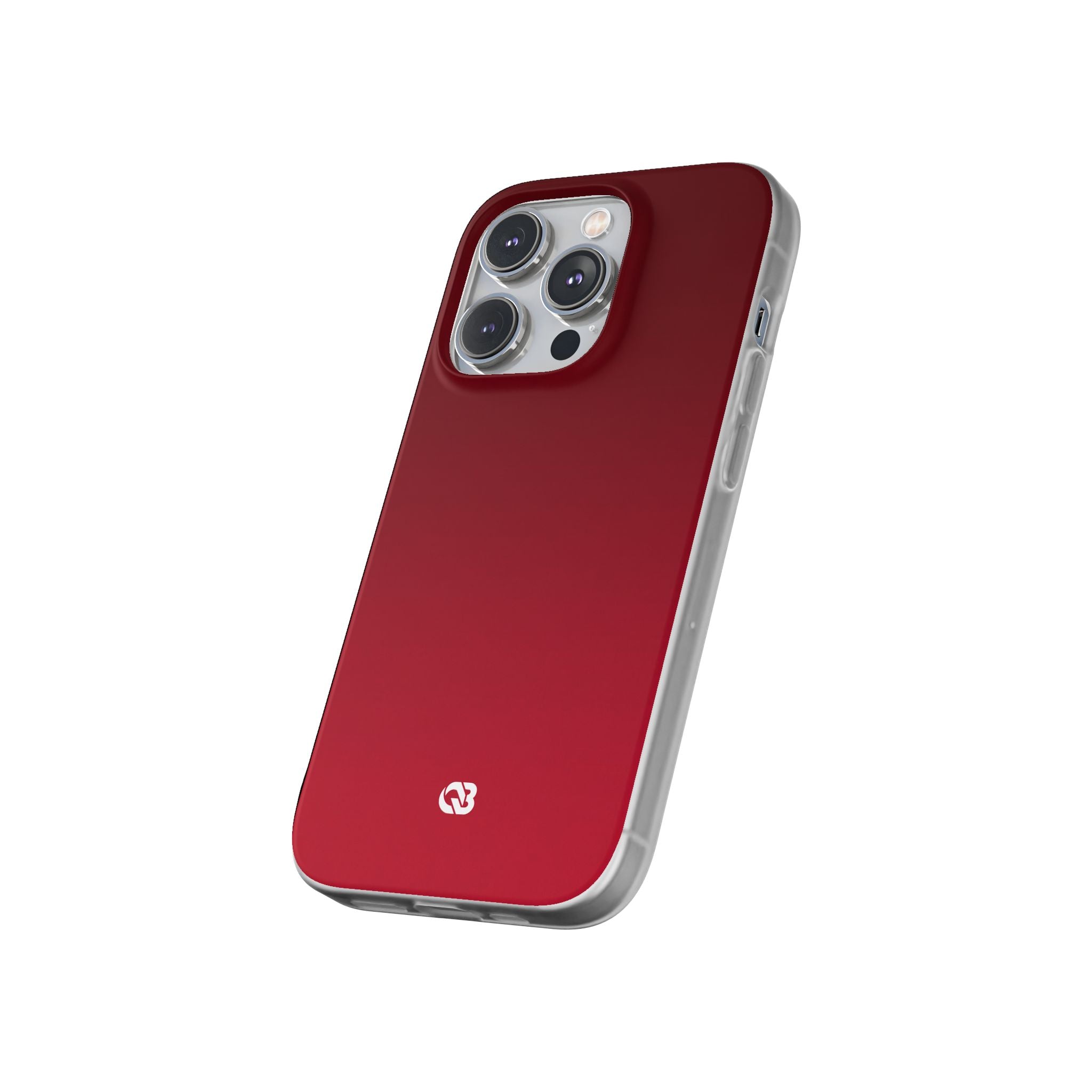 Red Lite Phone Case for iPhone - Crimson Velvet Fade